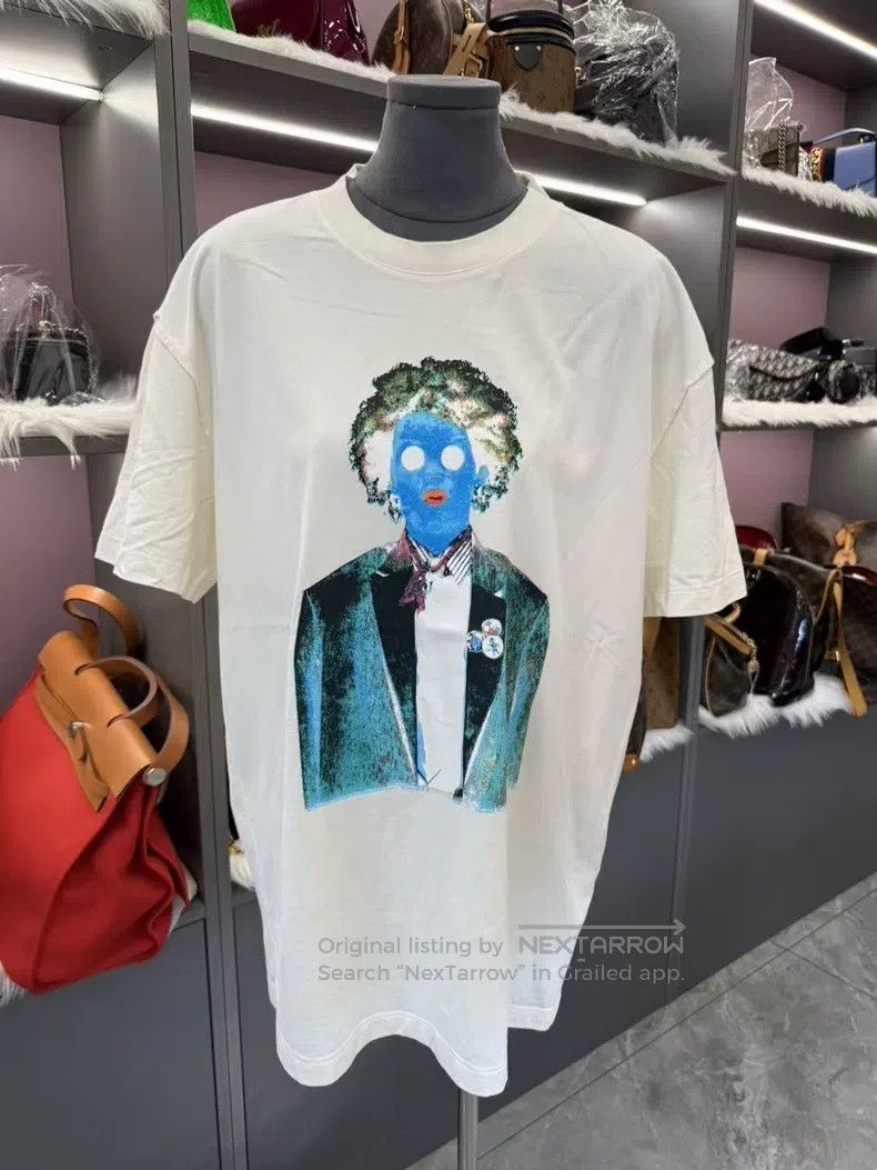 Louis Vuitton Louis Vuitton Frankenstein printed half sleeve T-shirt Size US L / EU 52-54 / 3 - 3 Thumbnail