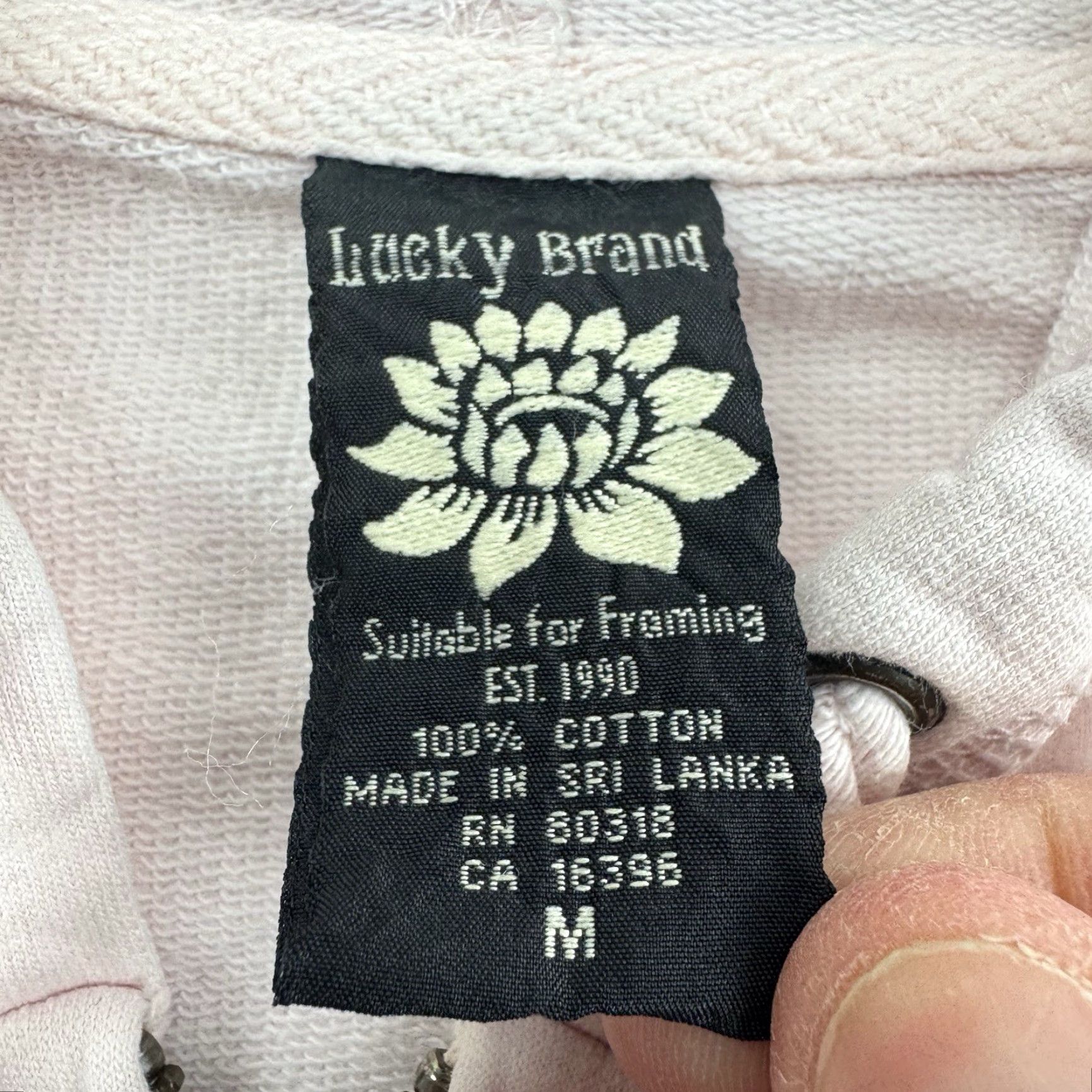 Lucky Brand Vintage Lucky Brand Pink Hoodie Womens Medium Full Zip Y2K Hipster User: Vintage Lucky Brand Pink Hoodie Womens Medium Full Zip Y2K Hipster Size M / US 6-8 / IT 42-44 - 4 Thumbnail