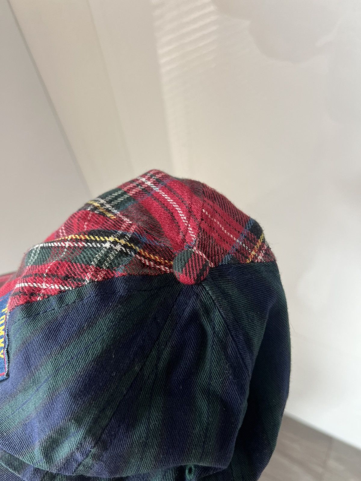 Tommy Hilfiger ‼️Tommy Hilfiger Vintage Double Flanel Wool Style Cap Leather Size ONE SIZE - 8 Thumbnail
