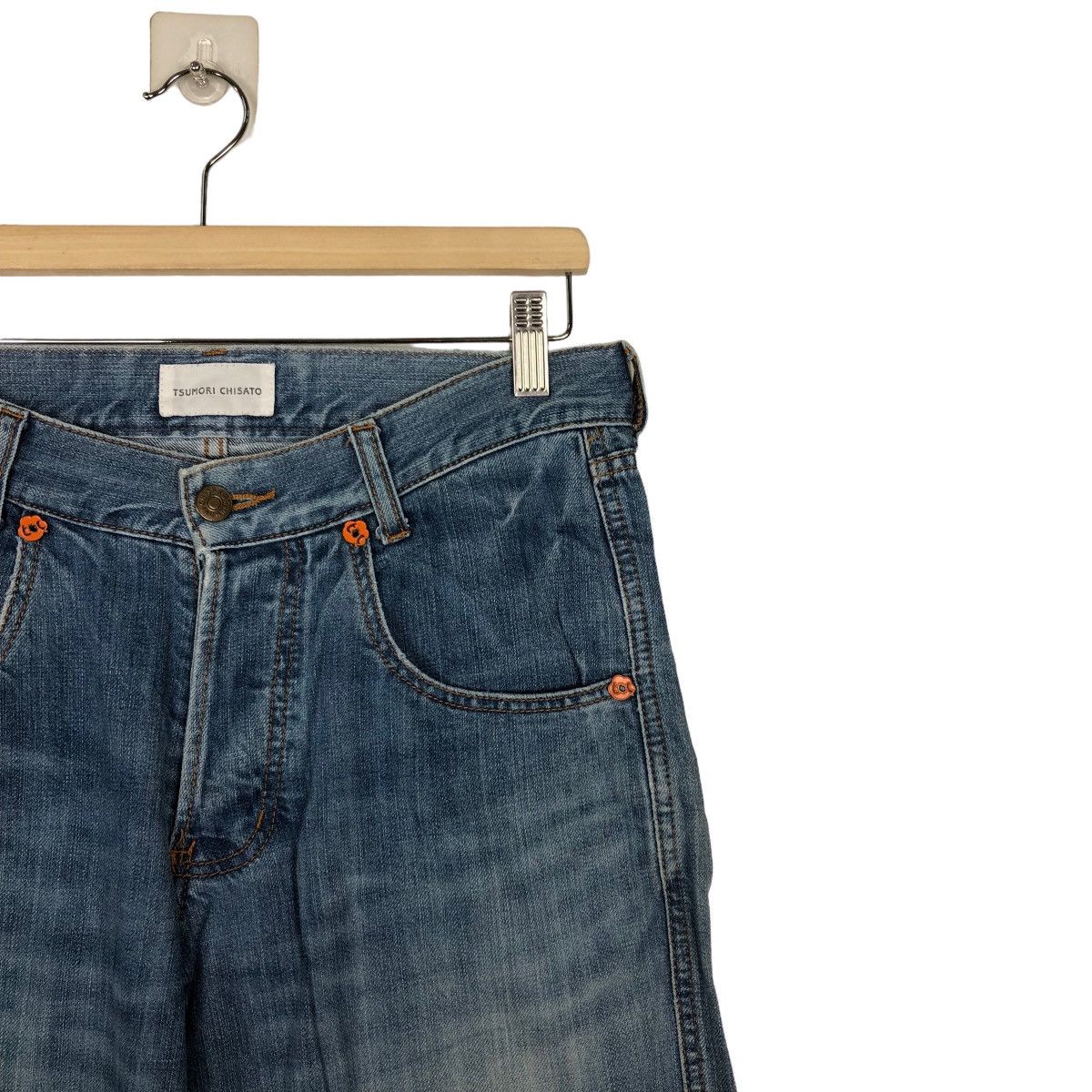 Issey Miyake 🔥90’s Vintage Issey Miyake Tsumori Chisato Denim Jeans Size US 32 / EU 48 - 5 Thumbnail