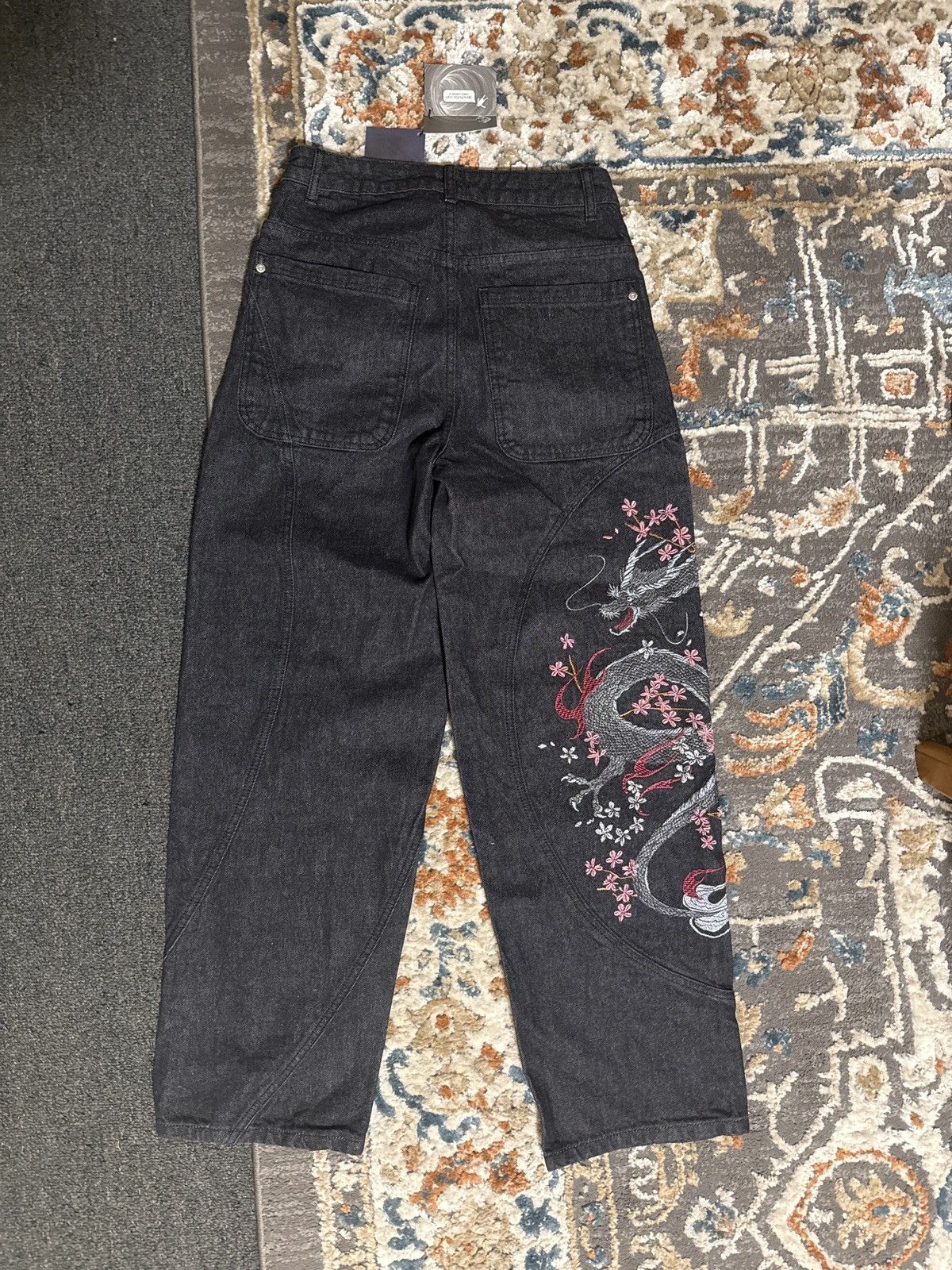 Derschutze Derschutze “Yakuza” raw denim black 02 Size US 26 / EU 42 - 1 Thumbnail