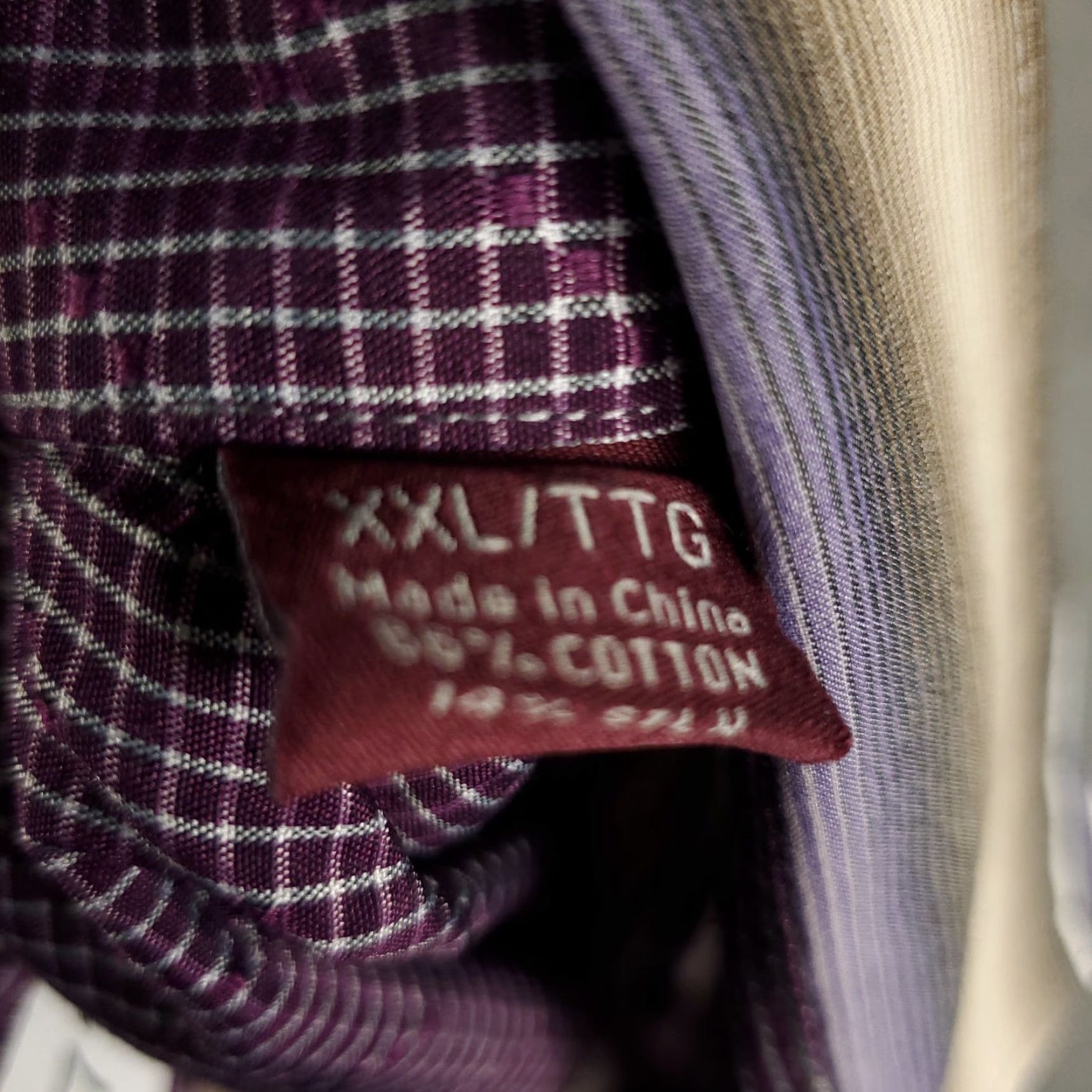 Tommy Bahama Tommy Bahama Shirt Mens 2XL Purple Striped Cotton Button Up Long Sleeve Size US XXL / EU 58 / 5 - 7 Thumbnail