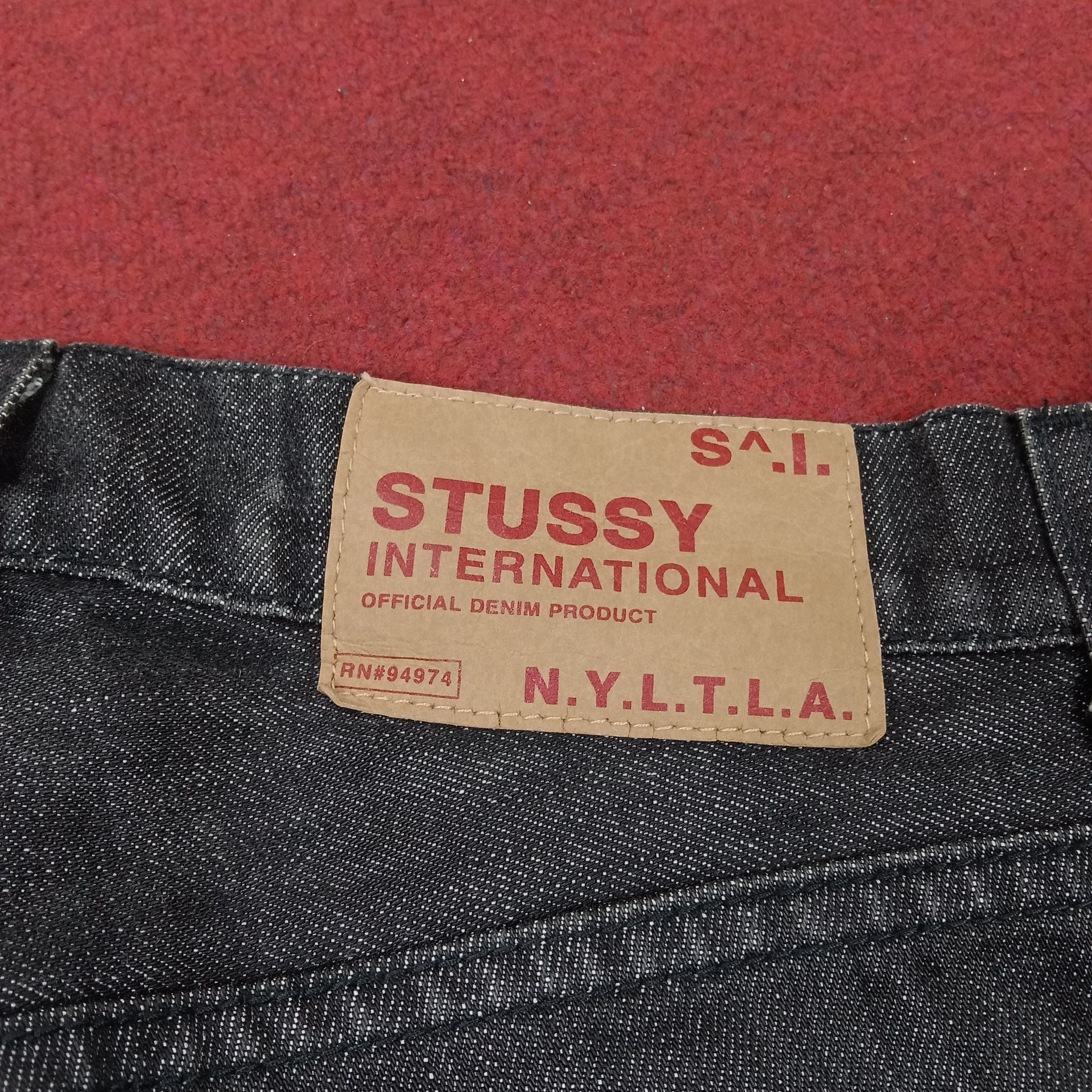Vintage Stussy Streetwear Custom Art Logo Style Distressed Jeans Size US 32 / EU 48 - 17 Thumbnail