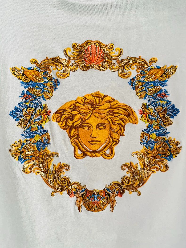 Versace Versace Mainline genuine short-sleeved T-shirt Size US XXL / EU 58 / 5 - 2 Thumbnail