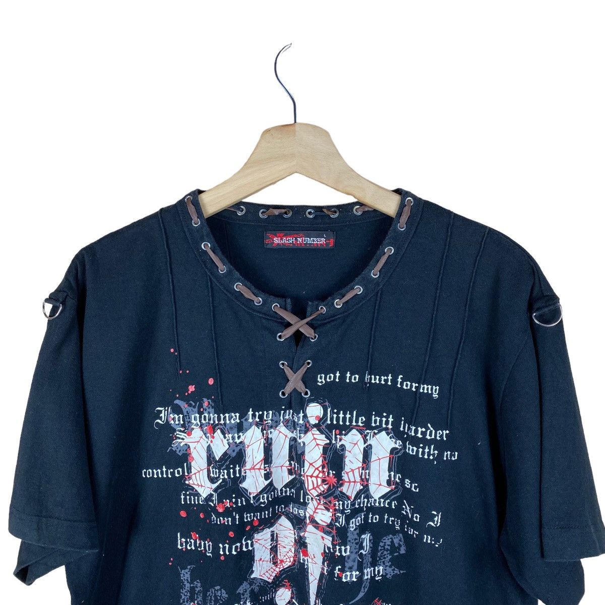 Japanese Brand × Seditionaries SLASH NUMBER PUNK STYLE POEM TEE Size US L / EU 52-54 / 3 - 3 Thumbnail