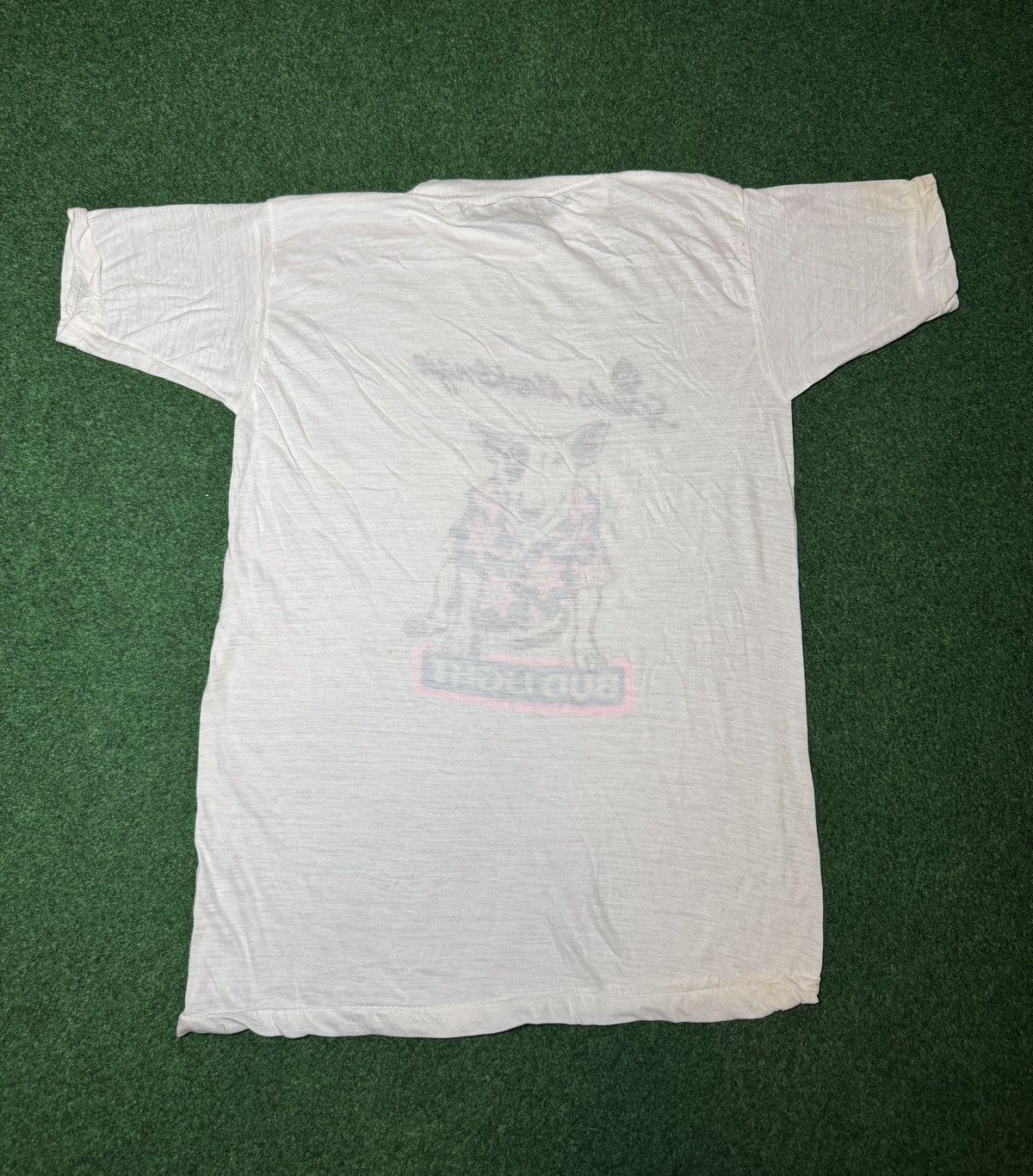 Vintage Vintage 80s Spud Mckenzie Budlight Beer Promo Retro T Shirt Size US S / EU 44-46 / 1 - 4 Thumbnail