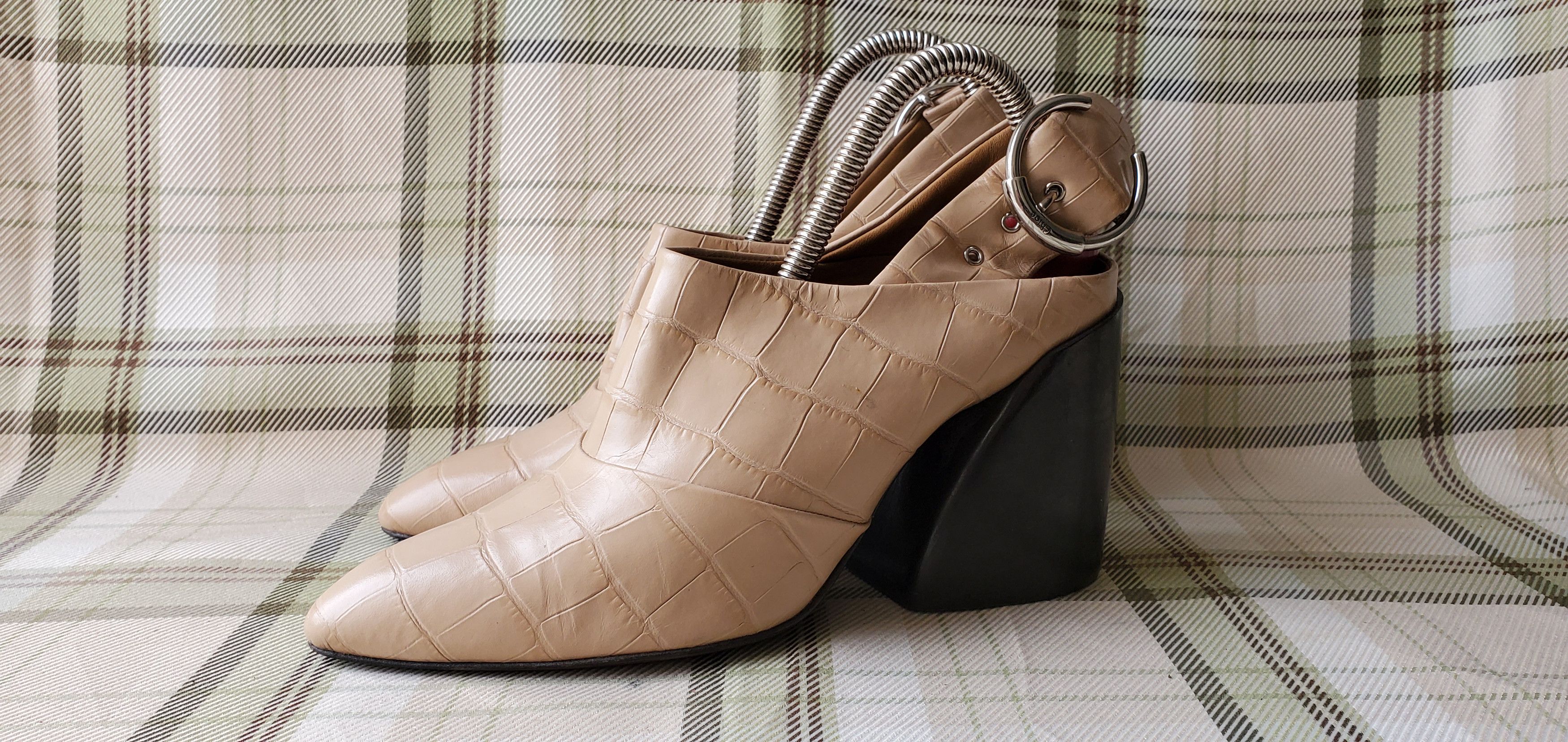 Chloe Chloe Platform Croc embossed Shoes Size US 7 / IT 37 - 1 Thumbnail