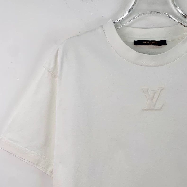 Louis Vuitton Louis Vuitton White cotton crewneck T-shirt Size US S / EU 44-46 / 1 - 3 Thumbnail