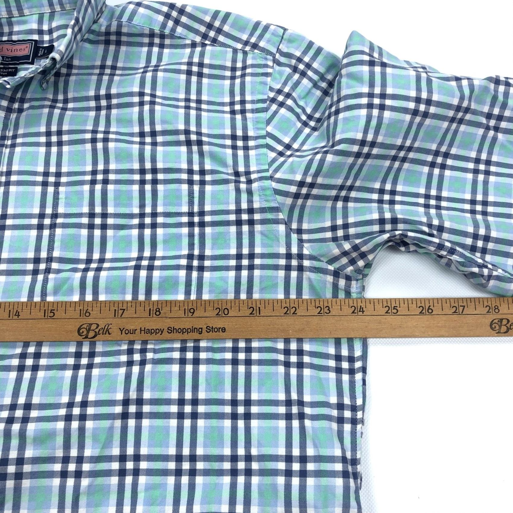 Vineyard Vines Vineyard Vines Murray Shirt Plaid Button-Down Long Sleeve XL Men’s Blue Size US XL / EU 56 / 4 - 5 Thumbnail