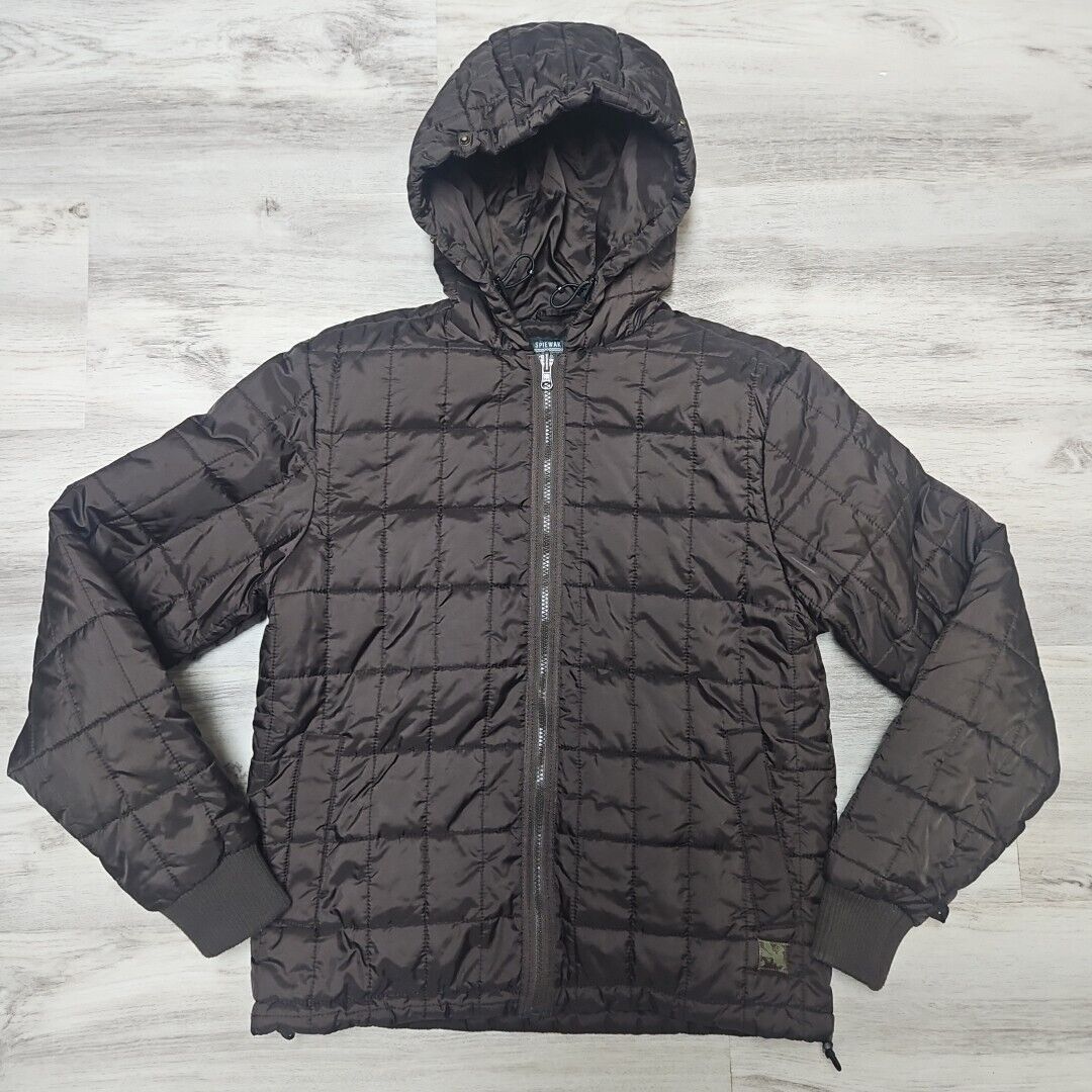I. Spiewak And Sons Spiewak & Sons Puffer Jacket Womens Size L Brown Thinsulate Size L / US 10 / IT 46 - 4 Thumbnail