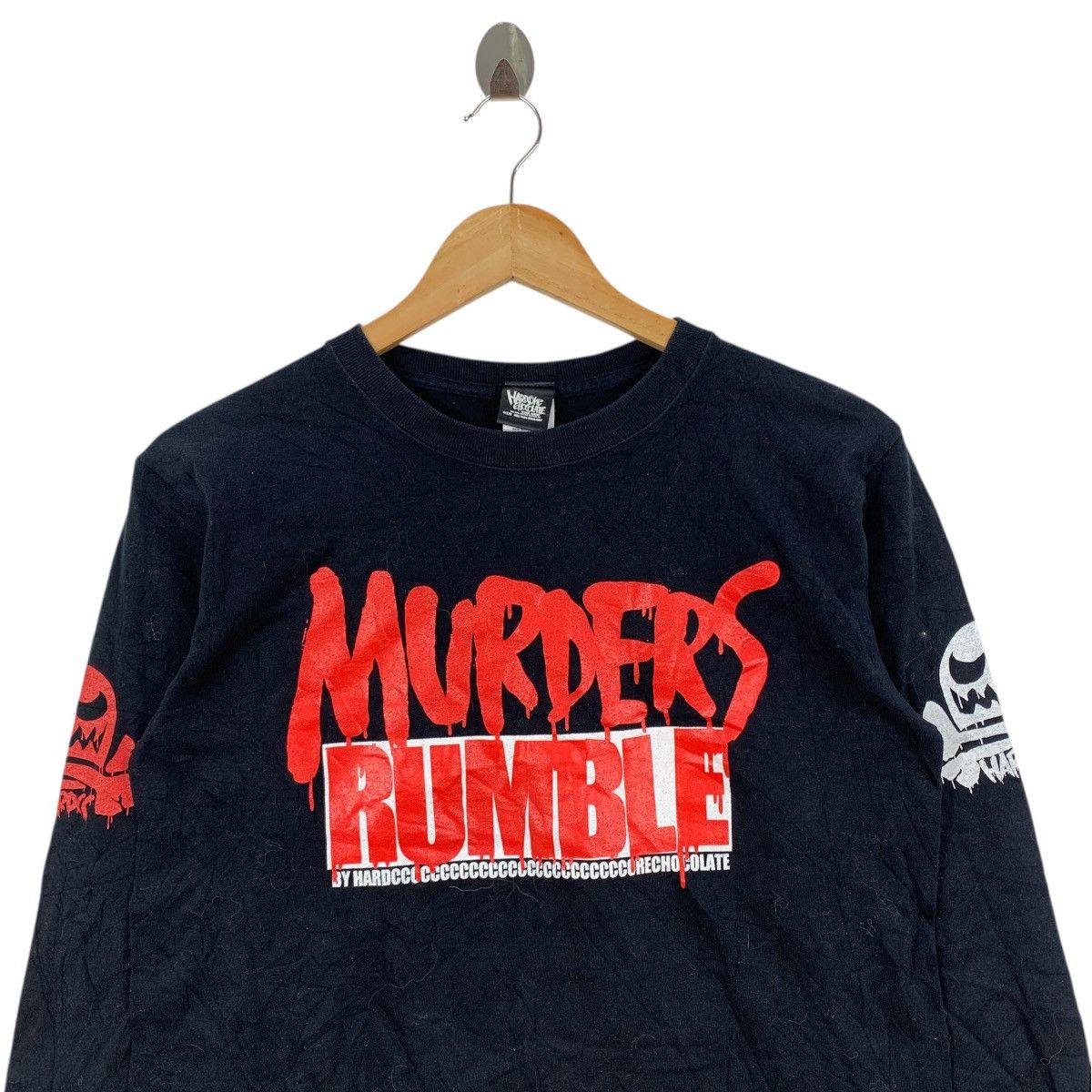 Japanese Brand HARDCORE CHOCOLATE Murders Rumble Most Wanter Murders Tshirt Size US S / EU 44-46 / 1 - 5 Thumbnail
