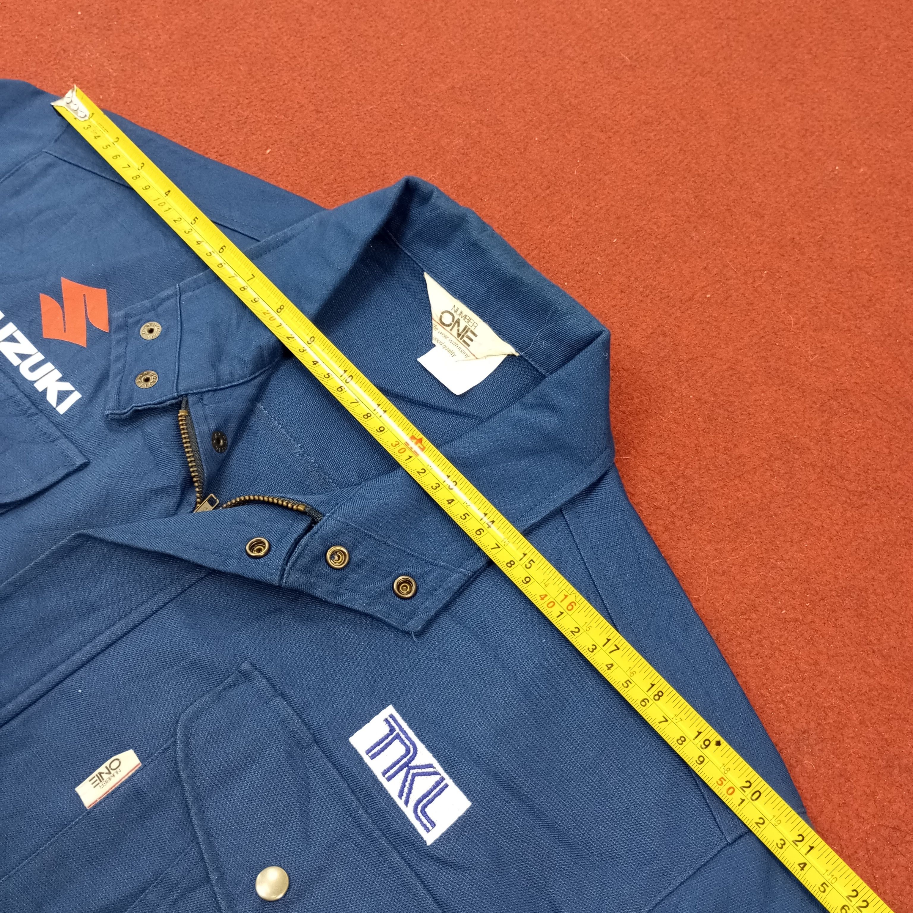 Japanese Brand × Vintage Suzuki Japanese Motorsports Custom Art Jacket c232n3 Size US L / EU 52-54 / 3 - 10 Thumbnail
