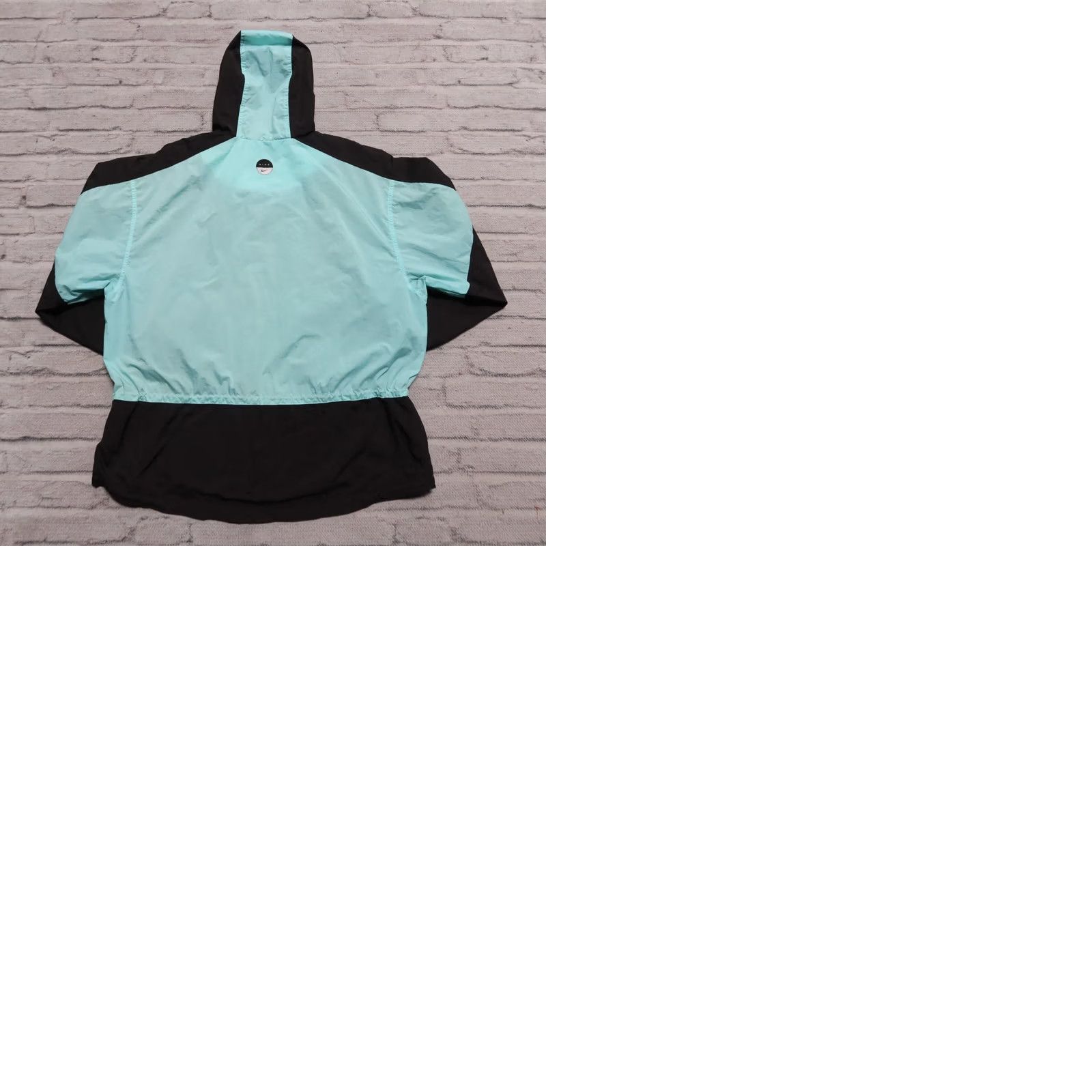 Nike Vintage Nike Swoosh Parka Jacket Womens XL Aqua 90s Ripstop Logo Coat Size XL / US 12-14 / IT 48-50 - 9 Thumbnail
