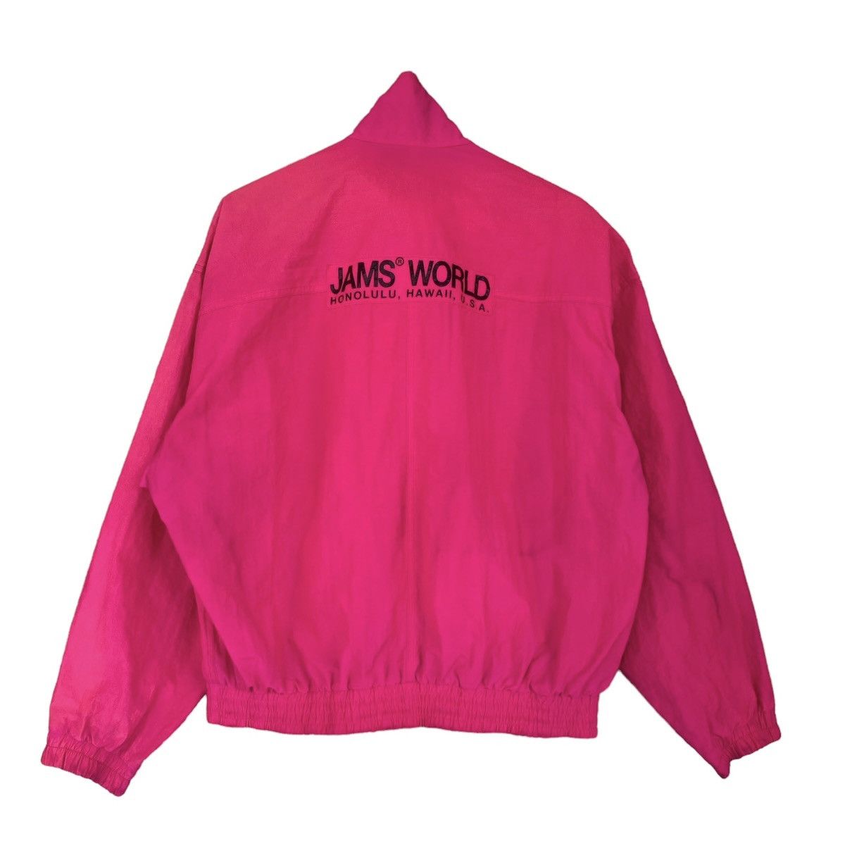 Vintage JAMS World Nylon Light Zipper Jacket (M)