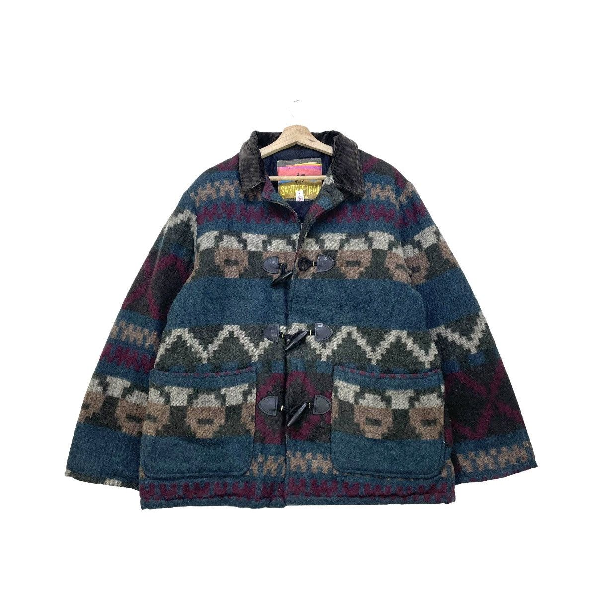 Native × Pendleton 💥Vintage Warm Jacket Santa Fe Trail Native Made In Usa Size US M / EU 48-50 / 2 - 2 Thumbnail