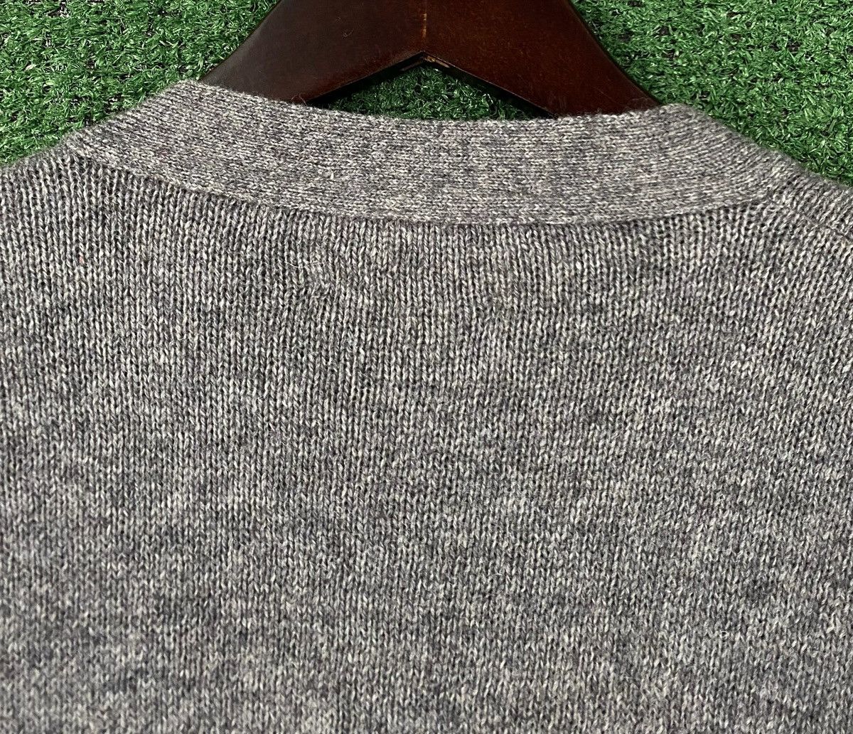 Other 70’s Lord Jeff Grey Wool Blend Cardigan Sweater Men’s Large Size US L / EU 52-54 / 3 - 6 Thumbnail