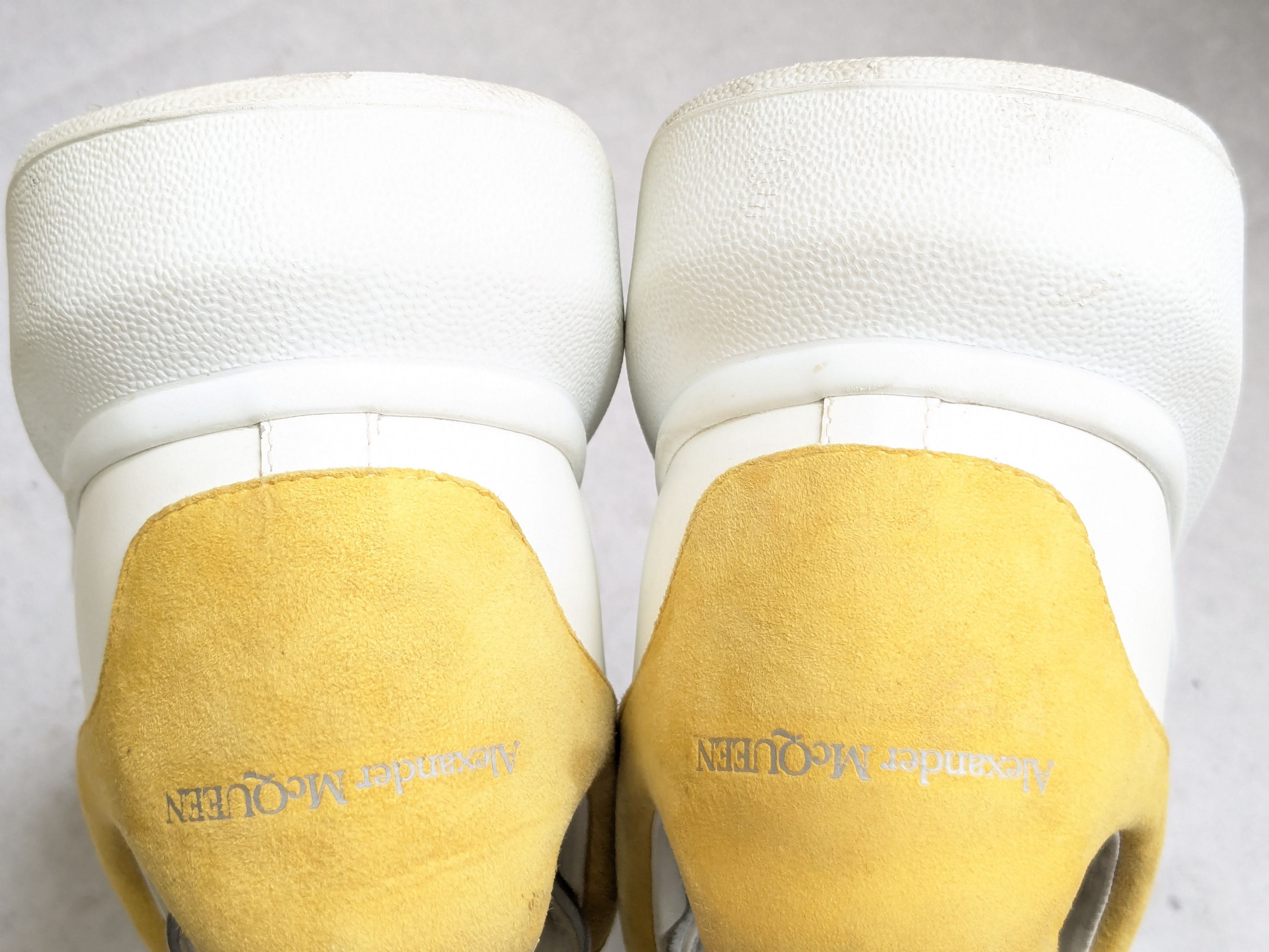 Alexander McQueen Alexander McQueen Oversized Larry Sneakers White Yellow 12 Size US 12 / EU 45 - 17 Thumbnail