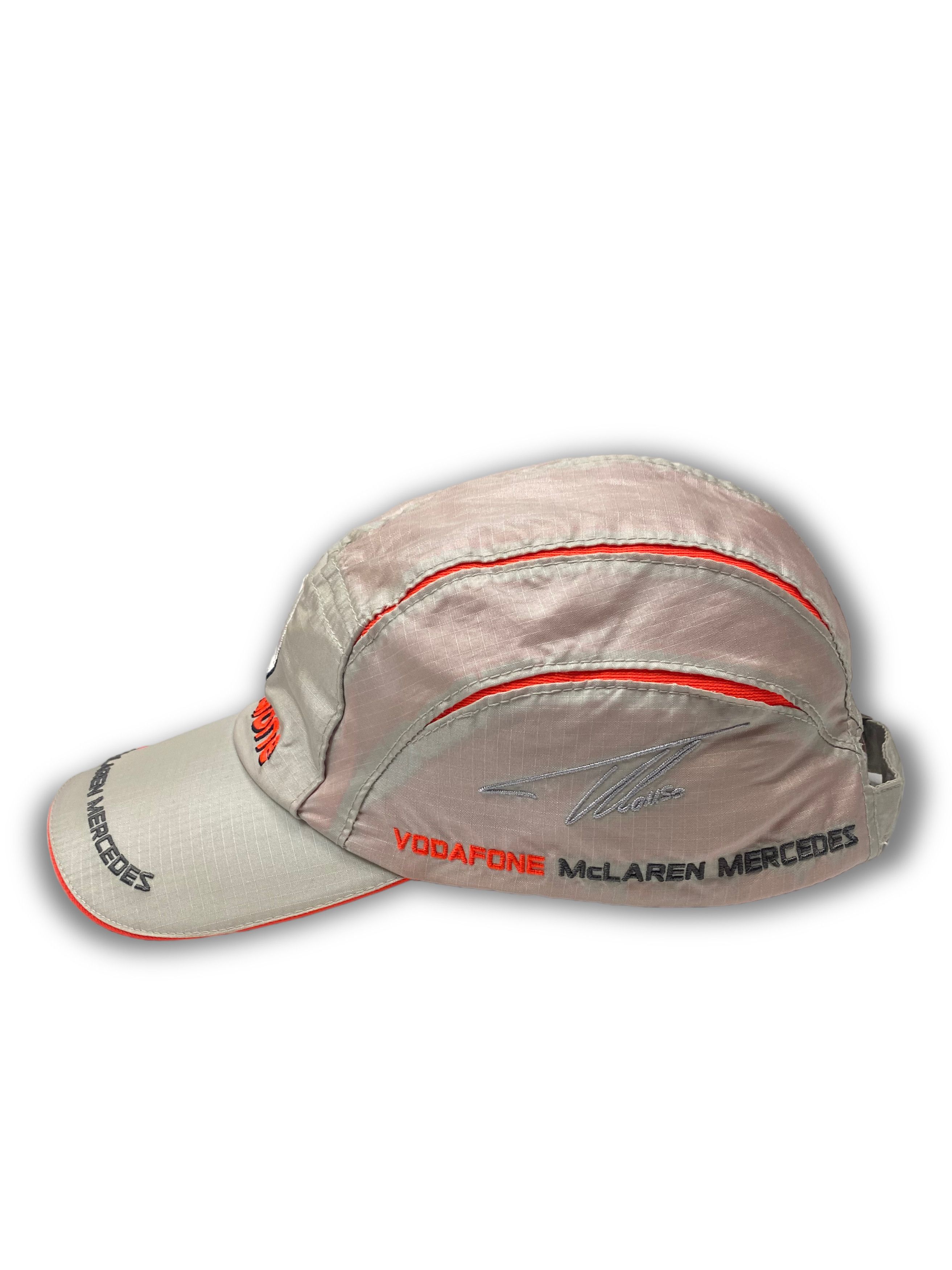 Mercedes-Benz Vintage MERCEDES MCLAREN Grey Nylon Shell 5-Panel Cap M559 Size ONE SIZE - 6 Thumbnail