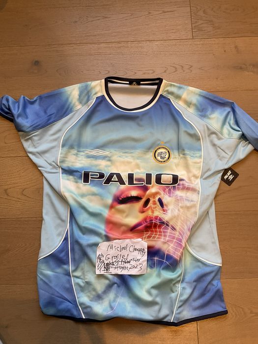 Palace Palace umbro away shirt jersey dream sky | Grailed