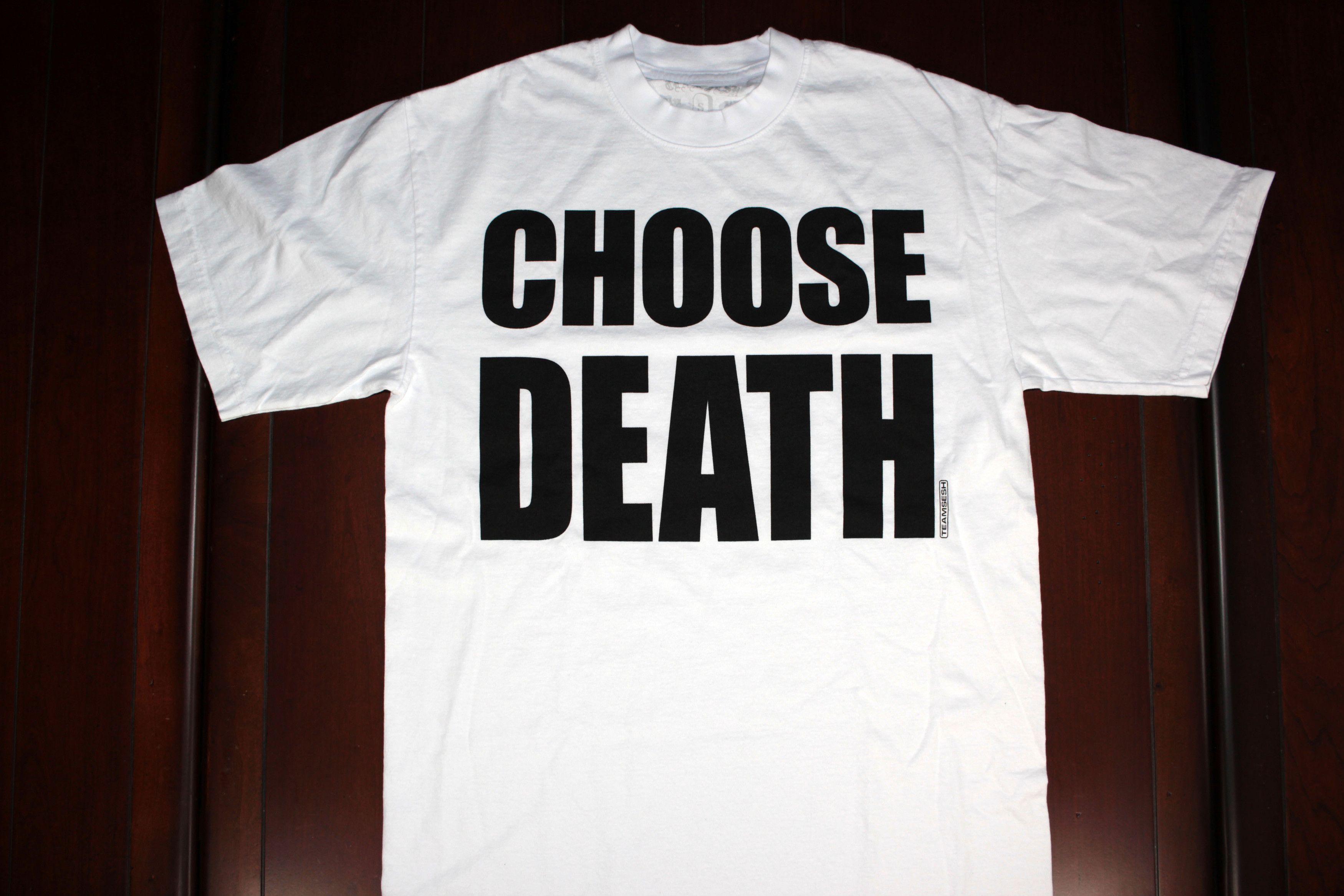 Bones × TeamSESH TeamSESH "CHOOSE DEATH" T-Shirt Size US S / EU 44-46 / 1 - 1 Thumbnail