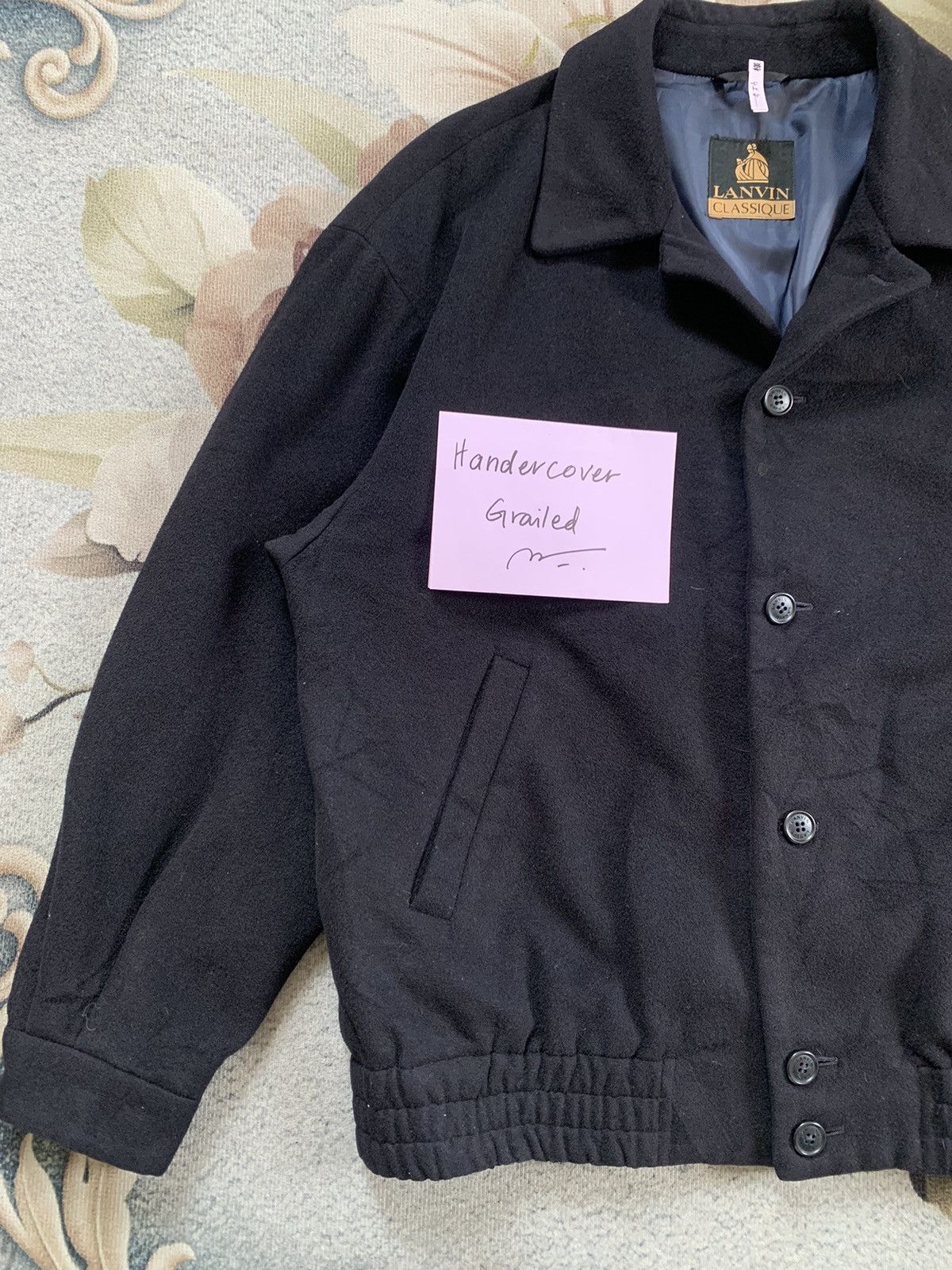 Lanvin Vintage Lanvin Classique Cashmere Buttons Jacket Size US L / EU 52-54 / 3 - 3 Thumbnail