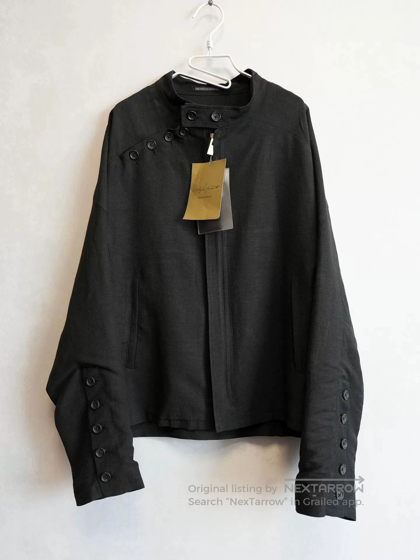 Yohji Yamamoto pleated embroidered jacket by yohji yamamoto. Size M / US 6-8 / IT 42-44 - 4 Thumbnail