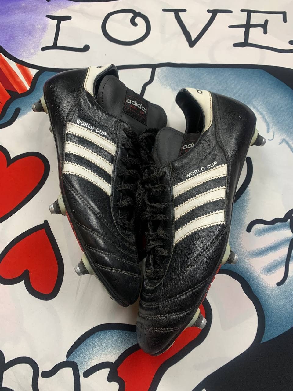 Adidas Adidas World Cup 2002 SG Leather soccer boots Size 11.5US Size US 11.5 / EU 44-45 - 4 Thumbnail