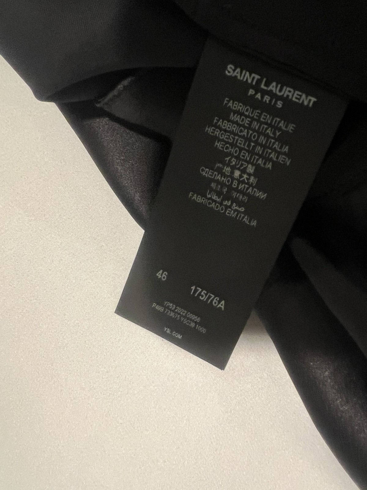 Saint Laurent Paris Saint Laurent men’s silk blend joggers. 46/30/S. $1350 Size US 30 / EU 46 - 5 Thumbnail