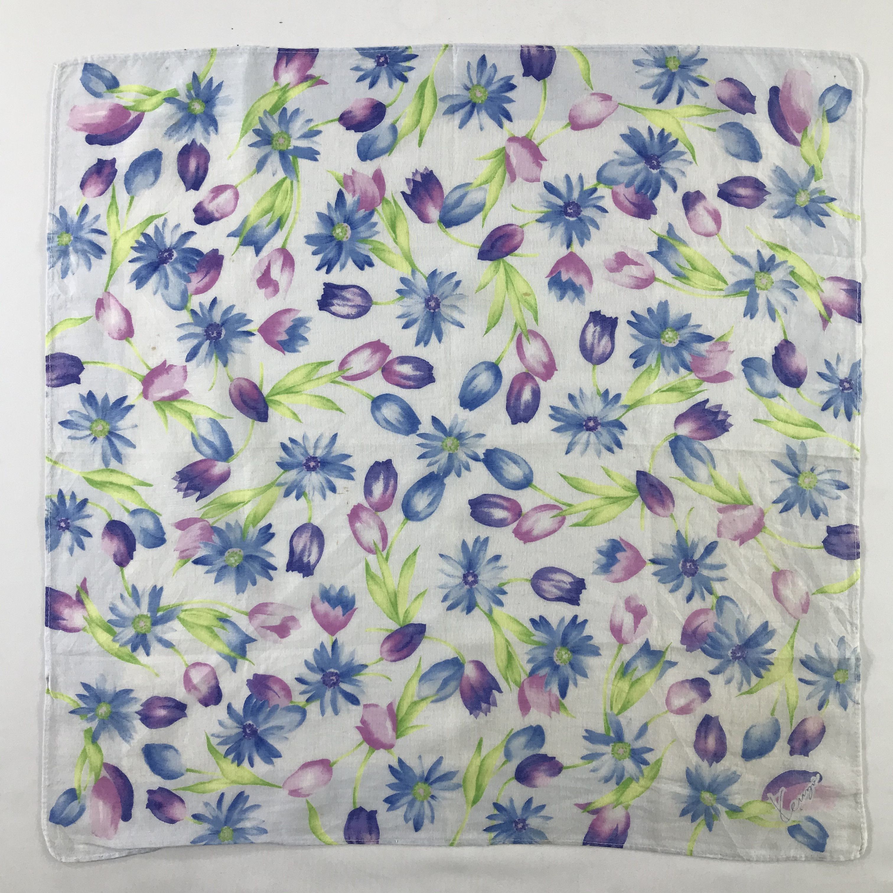 Kenzo × Vintage Kenzo Bandana / Handkerchief / Neckerchief - S1118 Size ONE SIZE - 1 Thumbnail