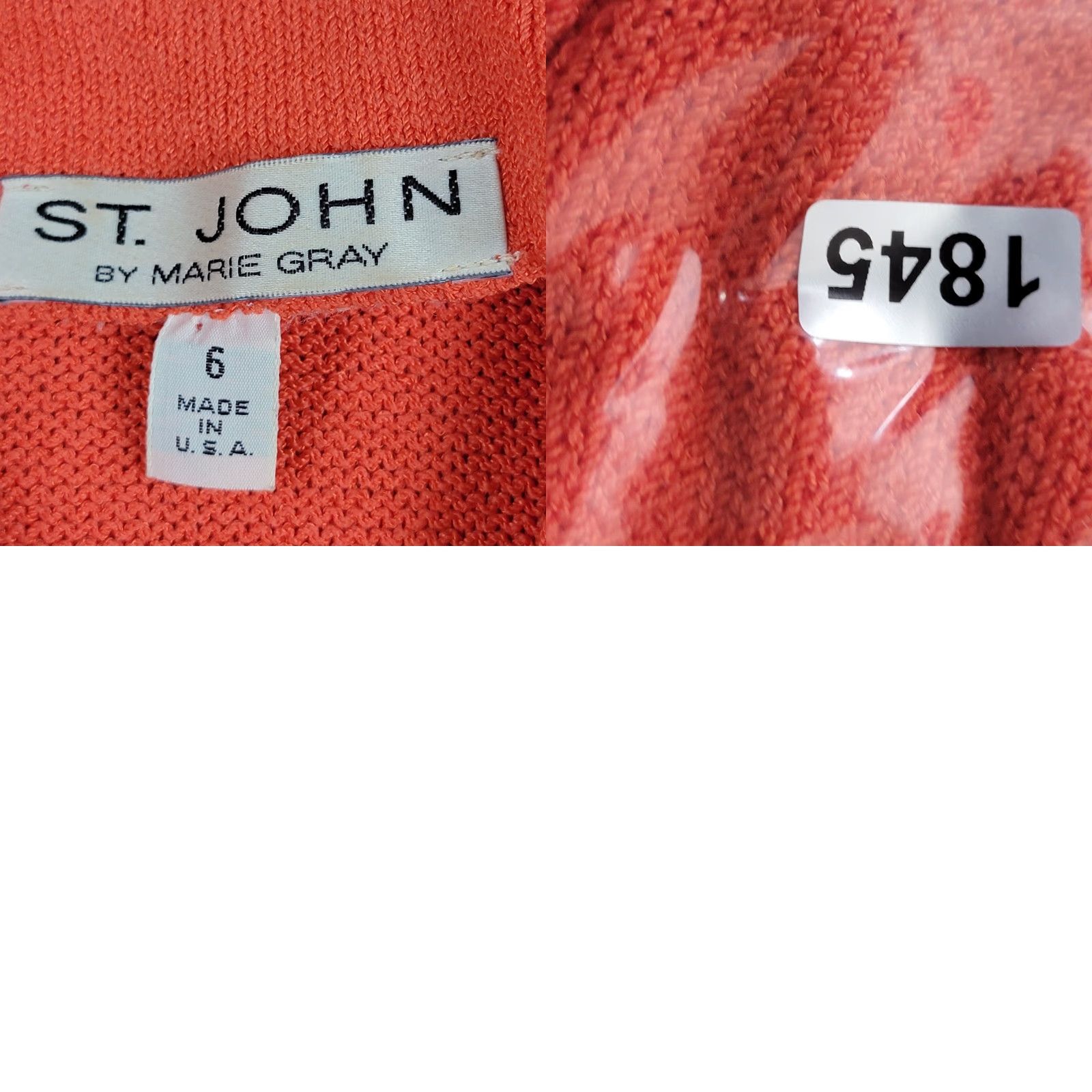 St. John St. John Dress Orange Long Knit Short Sleeve Button Closure Women 6 Dress Size M / US 6-8 / IT 42-44 - 11 Thumbnail