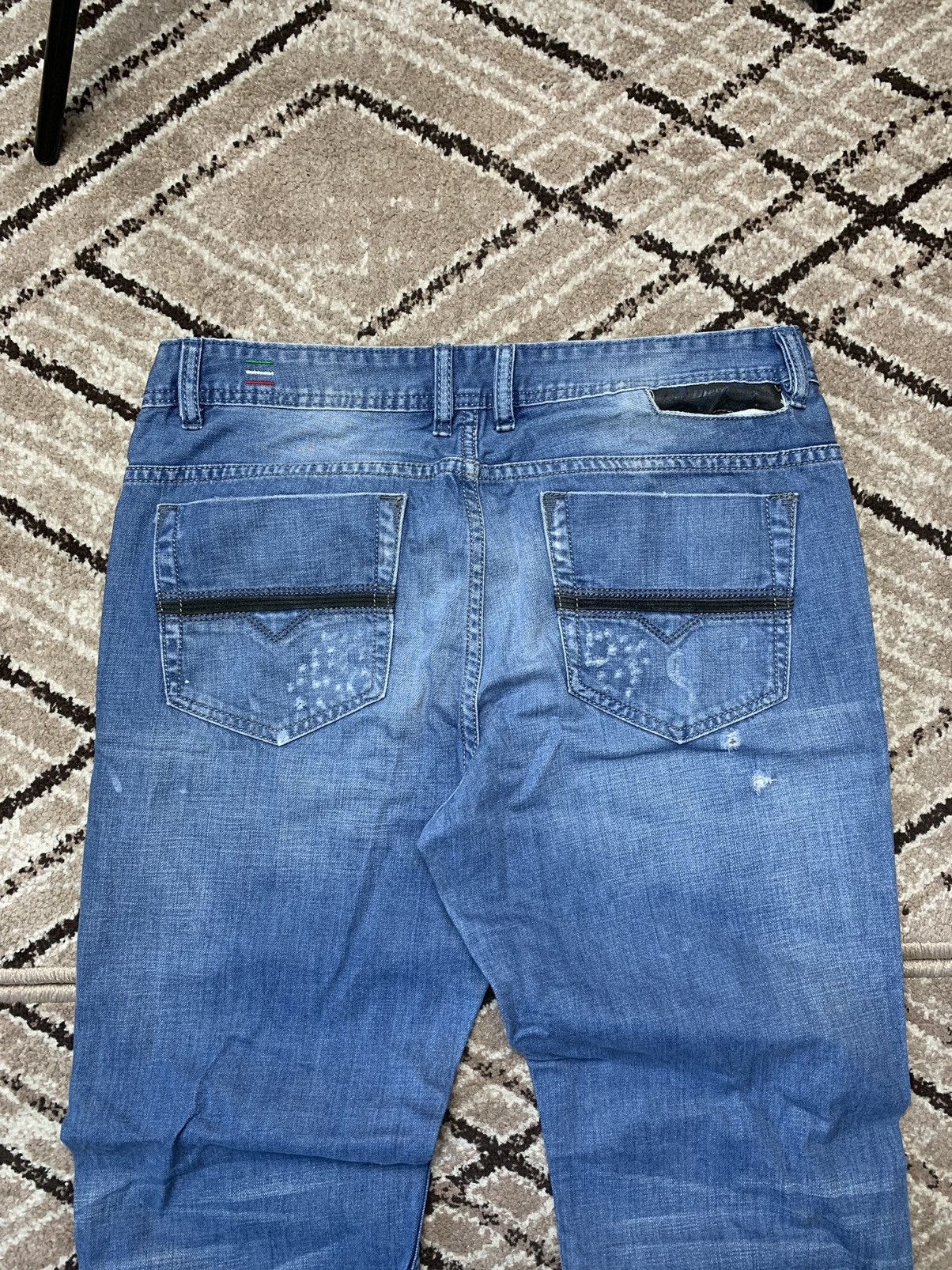Diesel × Vintage Vintage Men's Diesel Distressed Denim Jeans Size US 36 / EU 52 - 20 Thumbnail