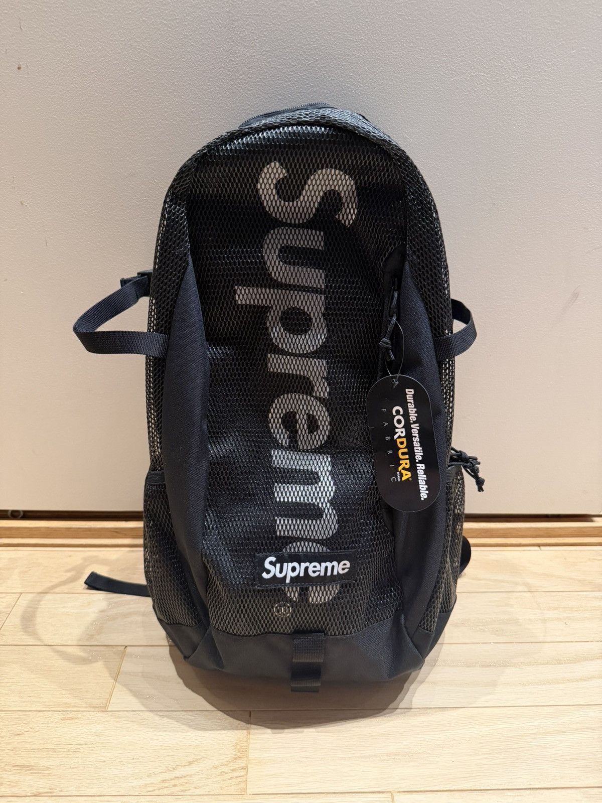 Supreme Supreme Hi Vis Backpack Black FW/14 | Grailed