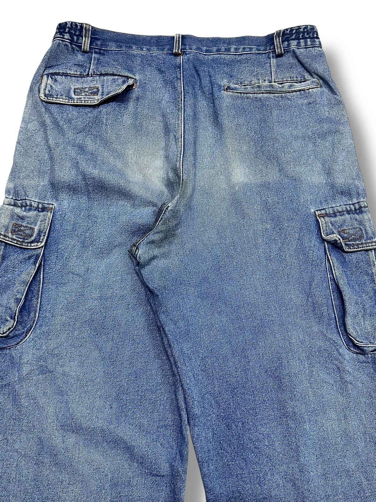 Japanese Brand Vintage Japanese Baggy Loose Style Jeans With Faded Wash Size US 33 - 5 Thumbnail