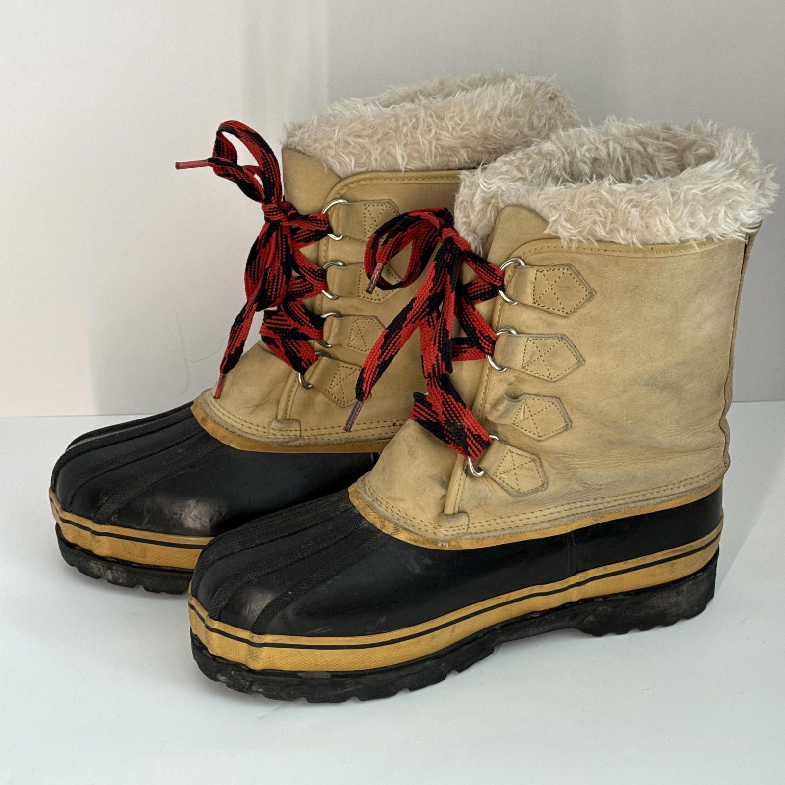 Other Canadian Polar Pac Winter Boots Leather Steel Sz12 Size US 13 / EU 46 - 1 Thumbnail
