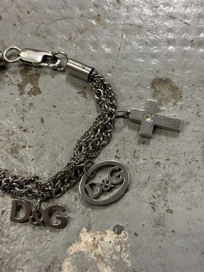 Dolce & Gabbana Dolce & Gabbana Silver Metal Charm Bracelet Size ONE SIZE - 6 Thumbnail
