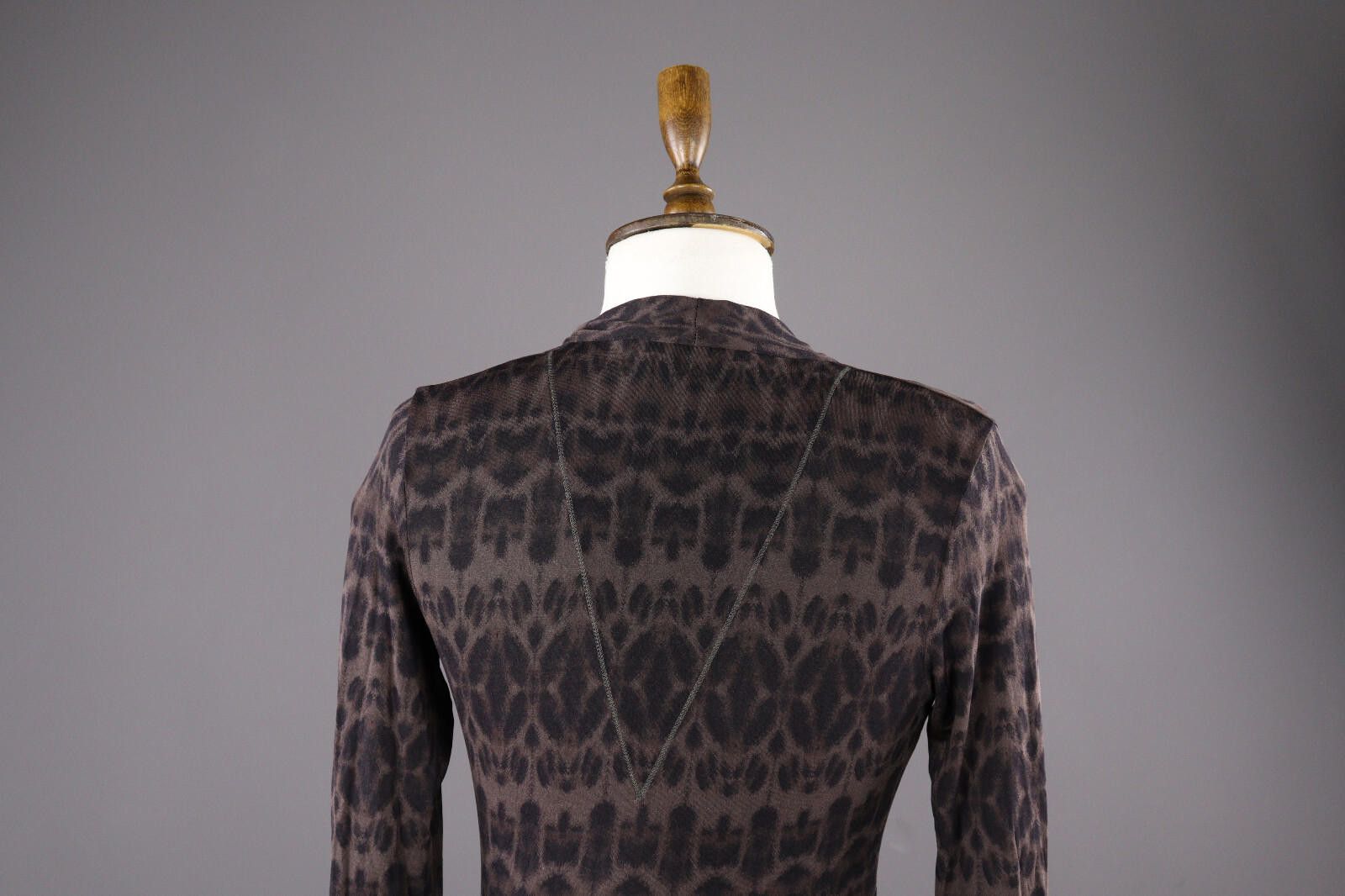 Designer Ladies Marc Cain Leopard Print Night T-Shirt Dress Size 1 Size M / US 6-8 / IT 42-44 - 6 Thumbnail