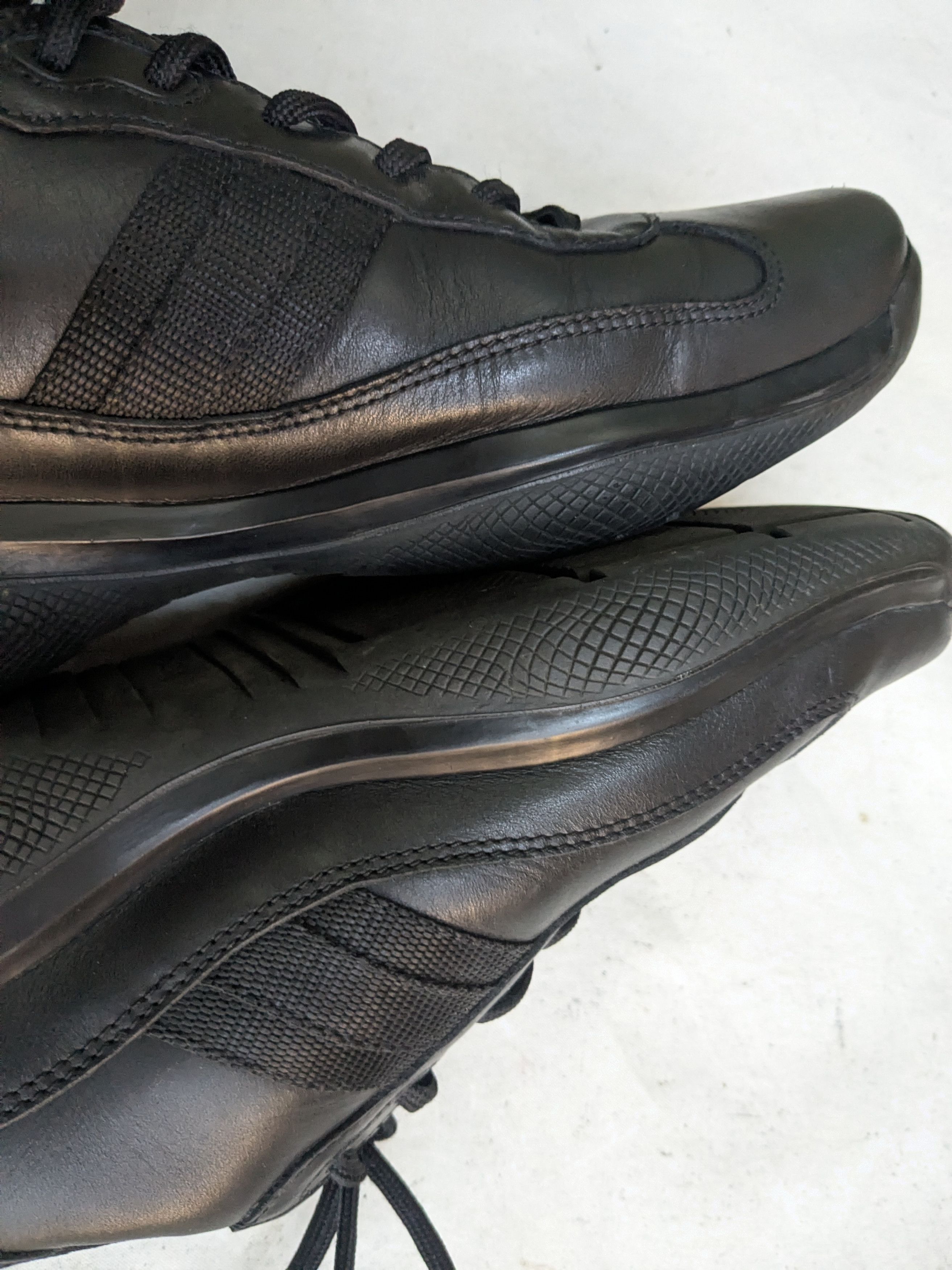 Prada Prada America's Cup Black Red Leather 9 Low Size US 9 / EU 42 - 9 Thumbnail