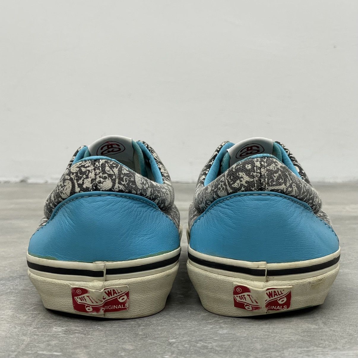 Stussy × Vans Stussy x Vans Vault Era LX Skull UK9 US10 Black White Rare Size US 10 / EU 43 - 4 Thumbnail