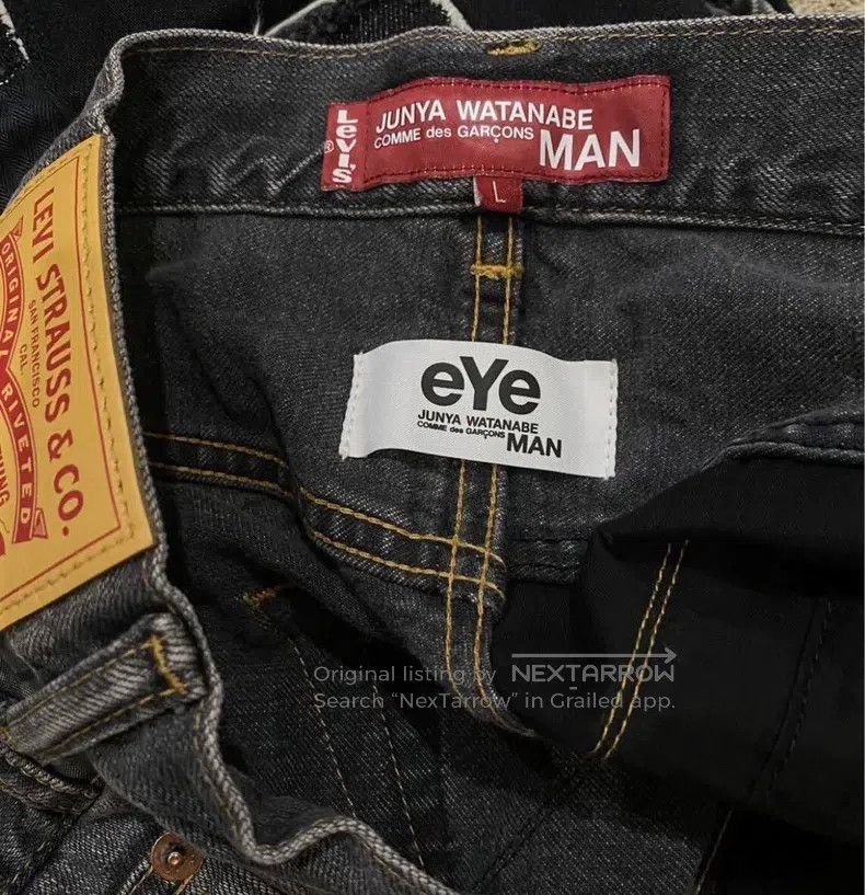 Junya Watanabe Junya Watanabe size L Distressed vintage patch denim pants Size US 27 - 5 Thumbnail