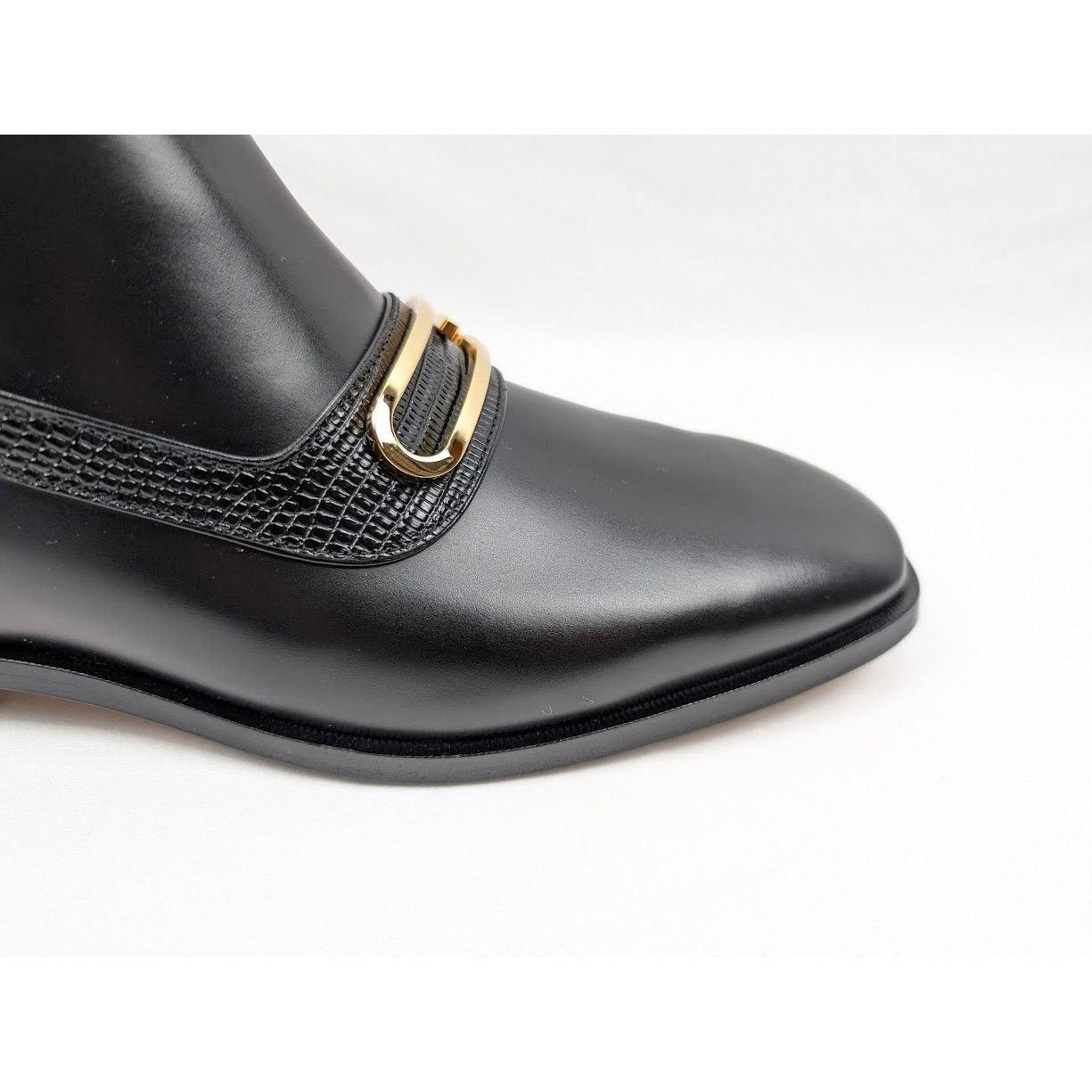Gucci o1rshd1 Horse Calf Boots in Black Size US 10 / EU 43 - 4 Thumbnail