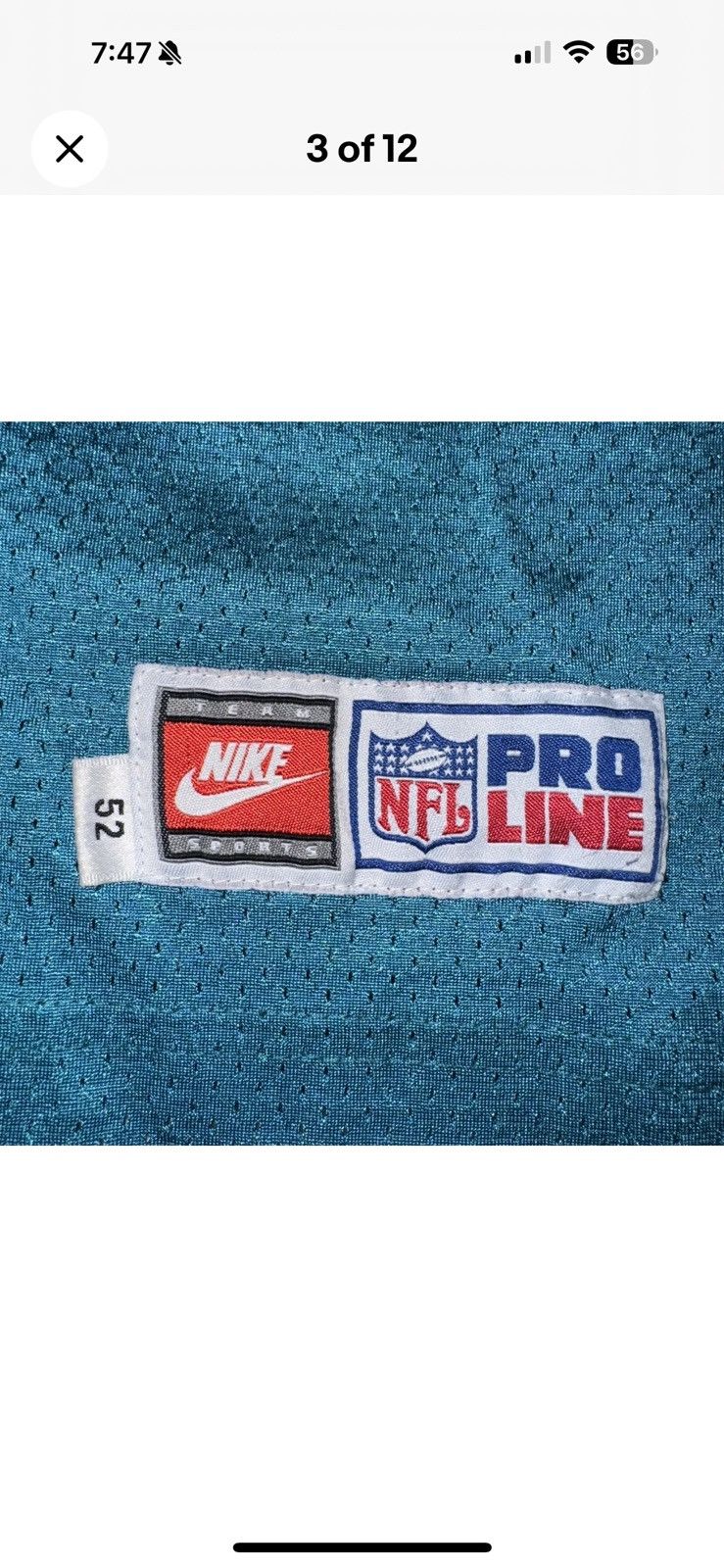 Nike Nike Pro Line Mark Brunell Jaguars Jags Sewn NFL Jersey 2XL Size US XXL / EU 58 / 5 - 3 Thumbnail
