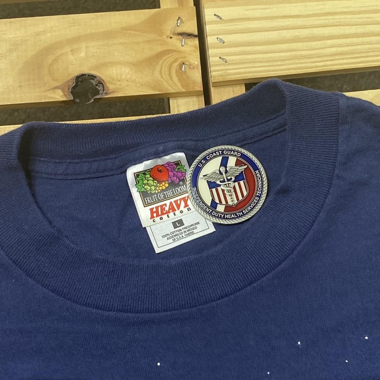 Fruit Of The Loom Vintage Earth Day 2001 Navy Blue Nature Tee Size Large Size US L / EU 52-54 / 3 - 4 Thumbnail