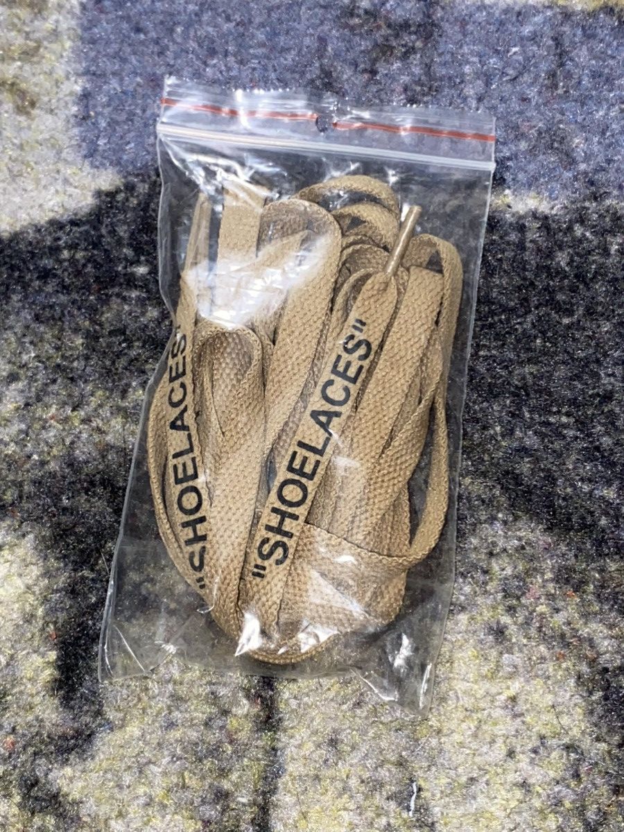 Nike × Off-White × Virgil Abloh Off White x Nike “Shoe Laces” Brown Size ONE SIZE - 1 Thumbnail