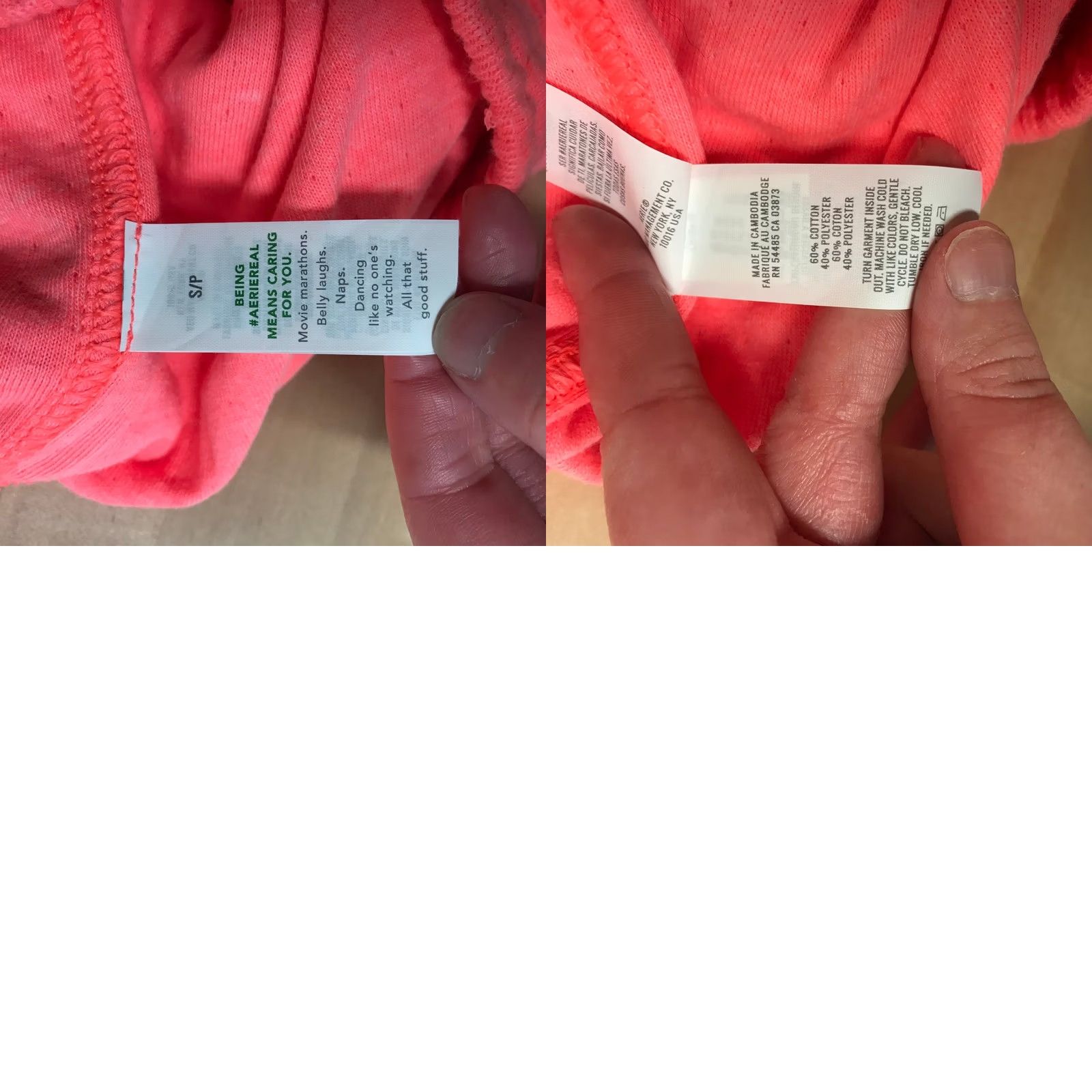 Vintage Aerie Neon Coral Athletic Shorts Womens Small - Stretch Fabric Size 28" / US 6 / IT 42 - 8 Thumbnail