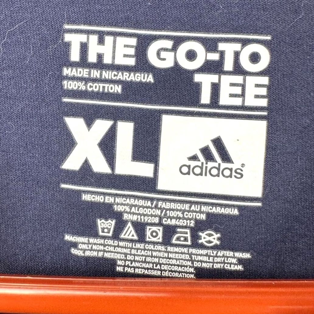 Adidas Adidas Notre Dame Fighting Irish T-Shirt Mens XL Navy Blue The Go-To Tee NEW Size US XL / EU 56 / 4 - 4 Thumbnail
