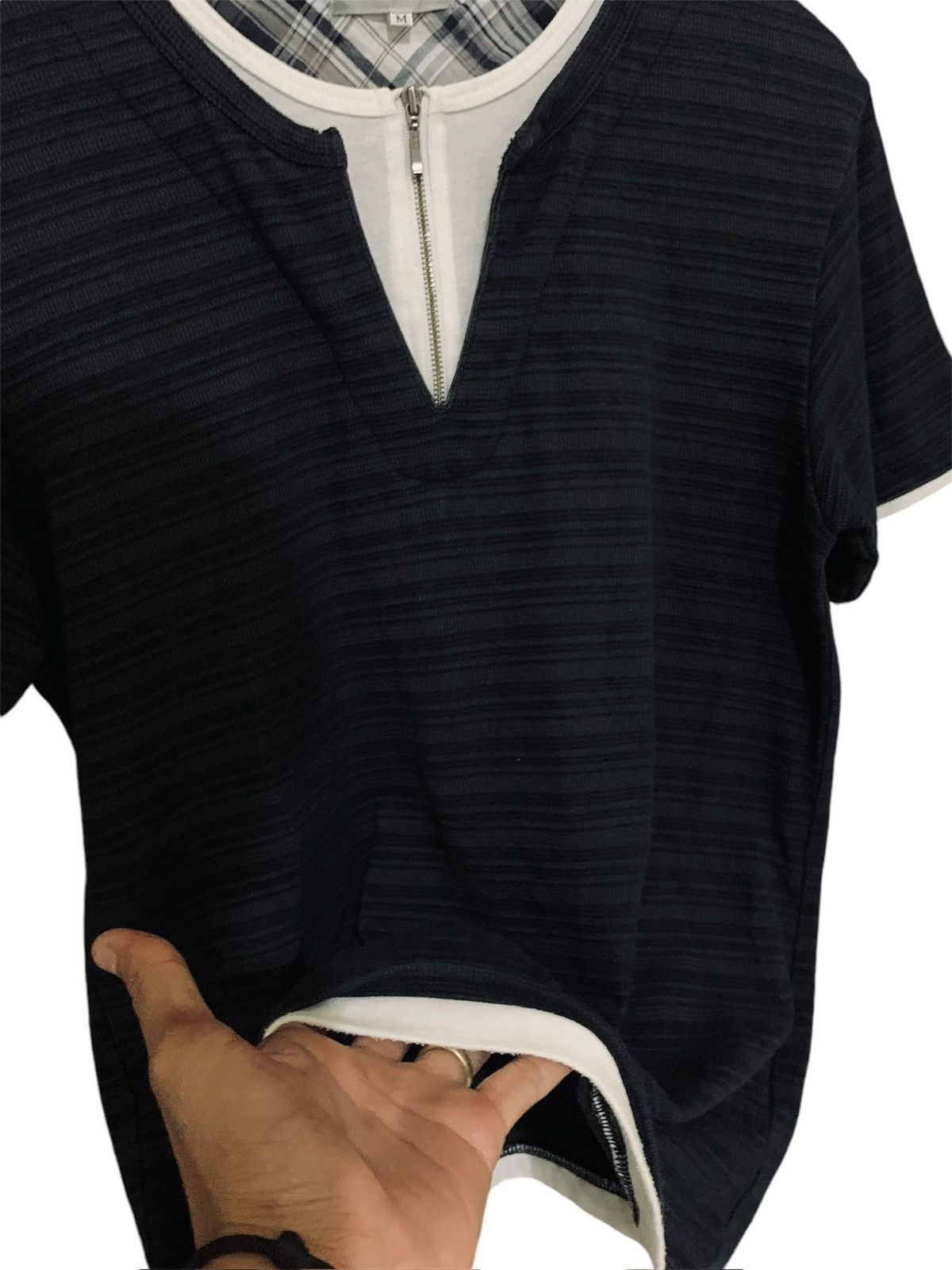 Hysteric Glamour × If Six Was Nine × Japanese Brand JAPANESE STRIPE VILLAND TEE SHIRT Size US M / EU 48-50 / 2 - 6 Thumbnail