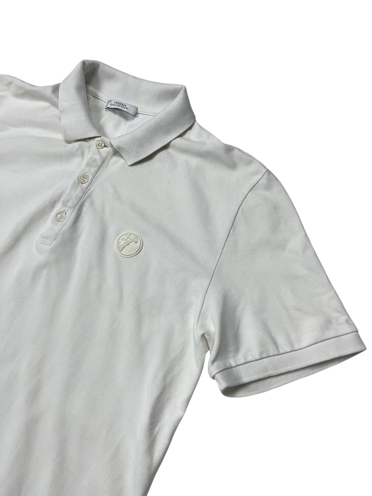 Versace × Versace Jeans Couture Gianni Versace Polo Shirt Medusa Logo Patterned Collar Size US L / EU 52-54 / 3 - 3 Thumbnail