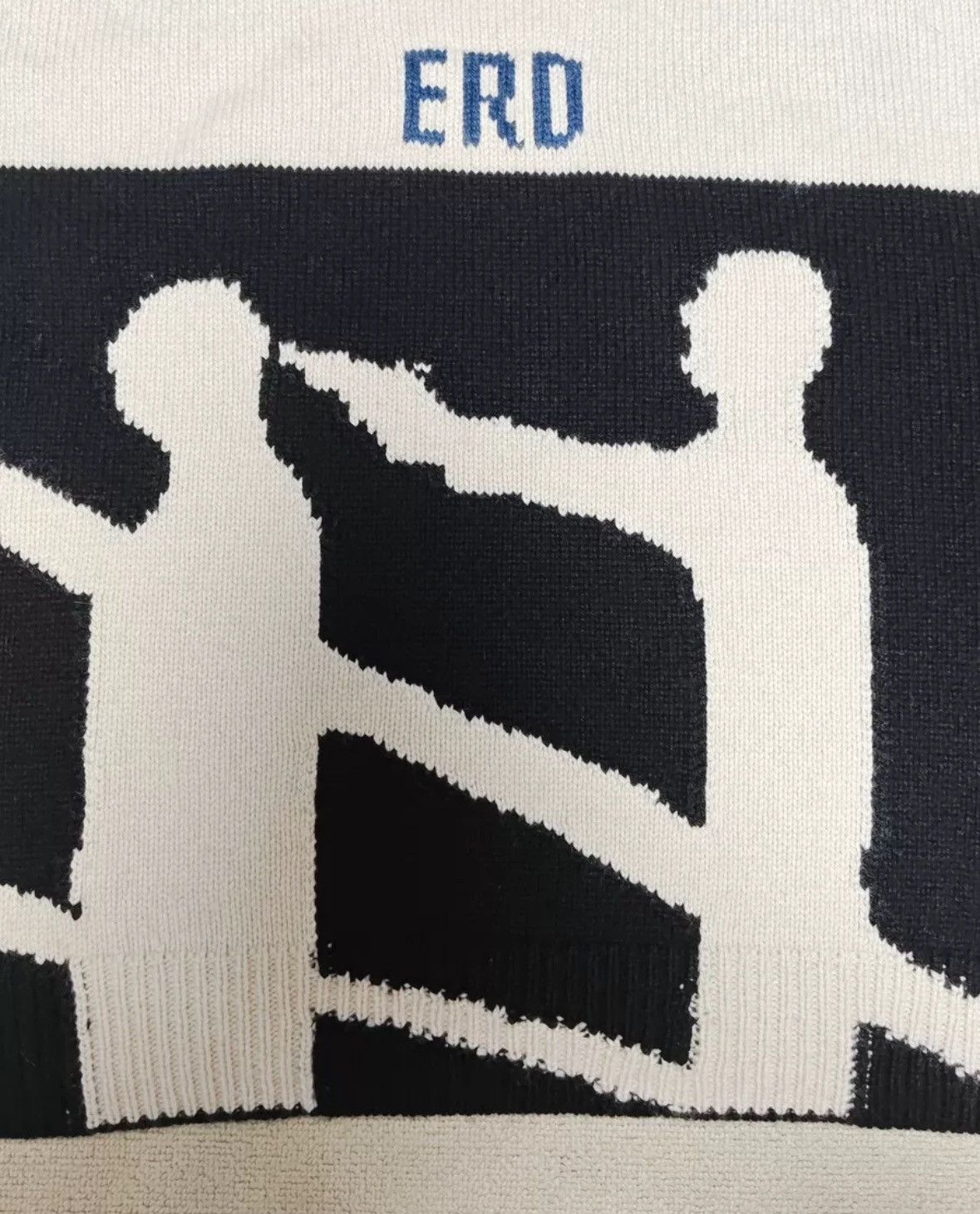 Enfants Riches Deprimes Enfants Riches Deporimes Black and White Silhouette Sweater Size US M / EU 48-50 / 2 - 3 Thumbnail