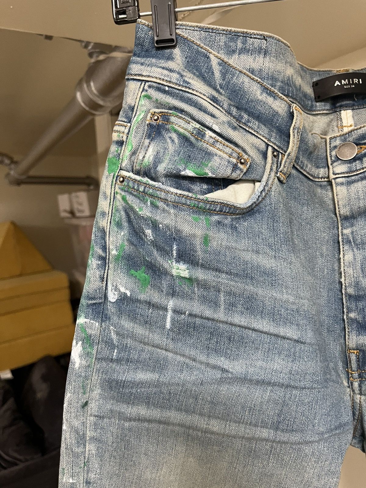 Amiri Amiri Painter Skinny Jeans Sz 34 Size US 34 / EU 50 - 4 Thumbnail
