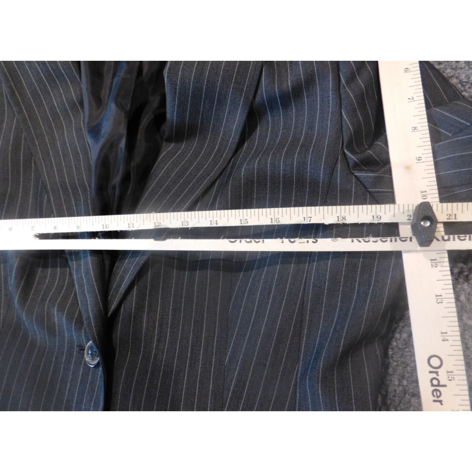 Jones New York **Jones New York Gray Women's Mid-Length 14 Stripe Blazer** User: Jones New York Gray Women's Mid-Length 14 Stripe Blazer Size XL / US 12-14 / IT 48-50 - 6 Thumbnail